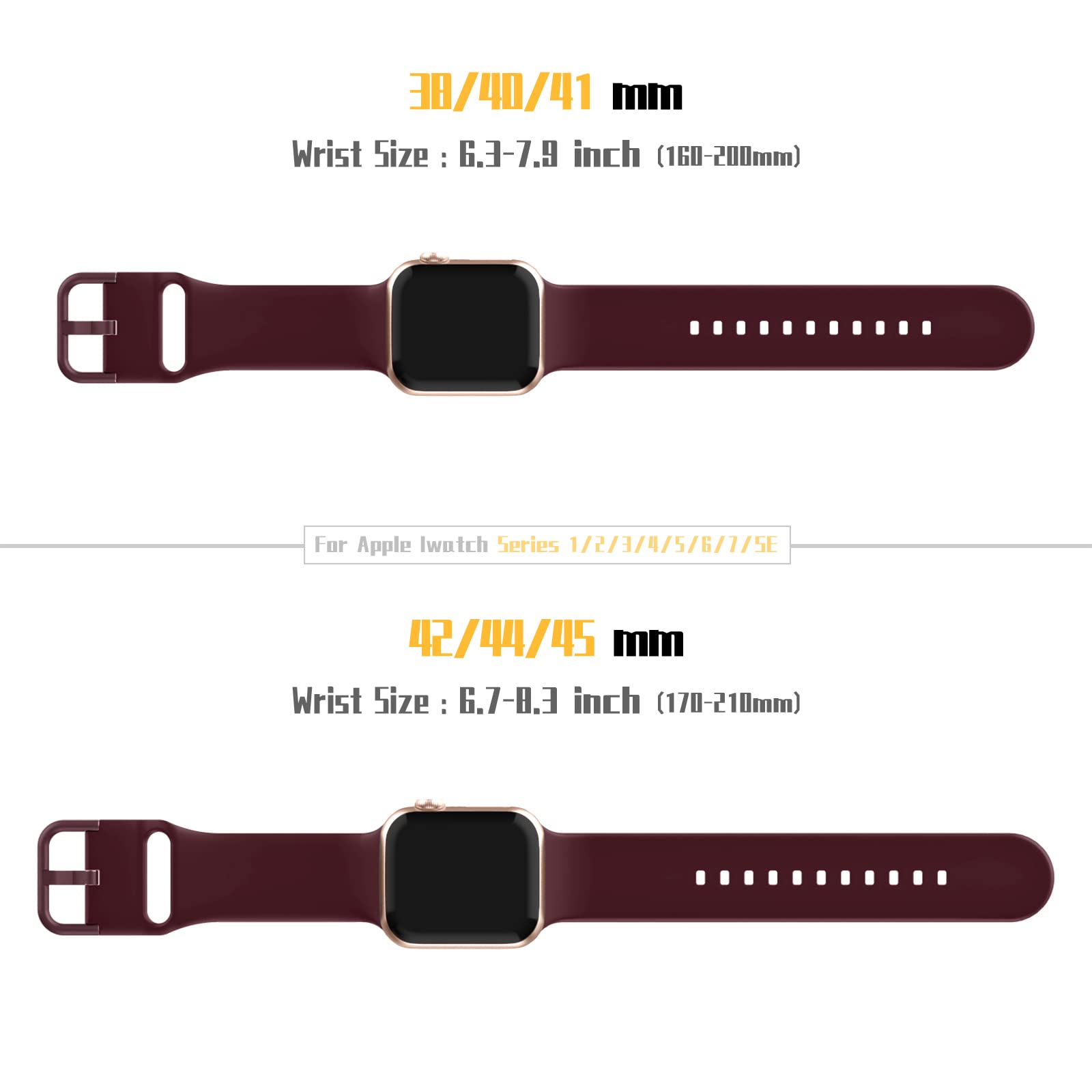 Rose 42mm(Series 3)/44mm/45mm/46mm/49mm Best apple watch bands in use, Apple watch band , Applewatchbands.us