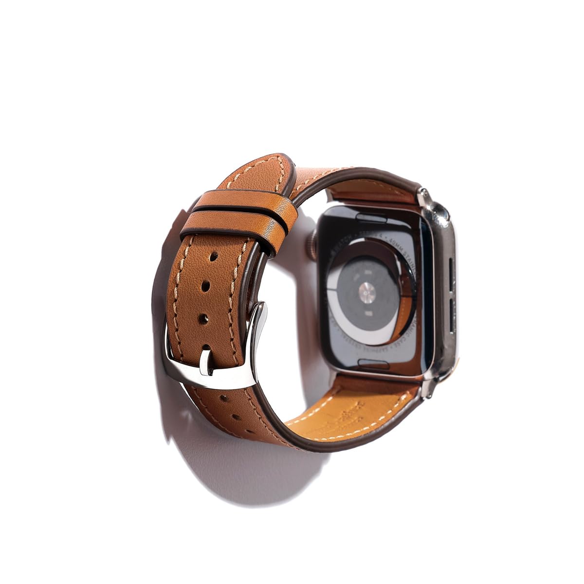 Barenia Leather - Golden Brown 49mm/45mm/44mm/42mm Best apple watch bands in use, Apple watch band , Applewatchbands.us