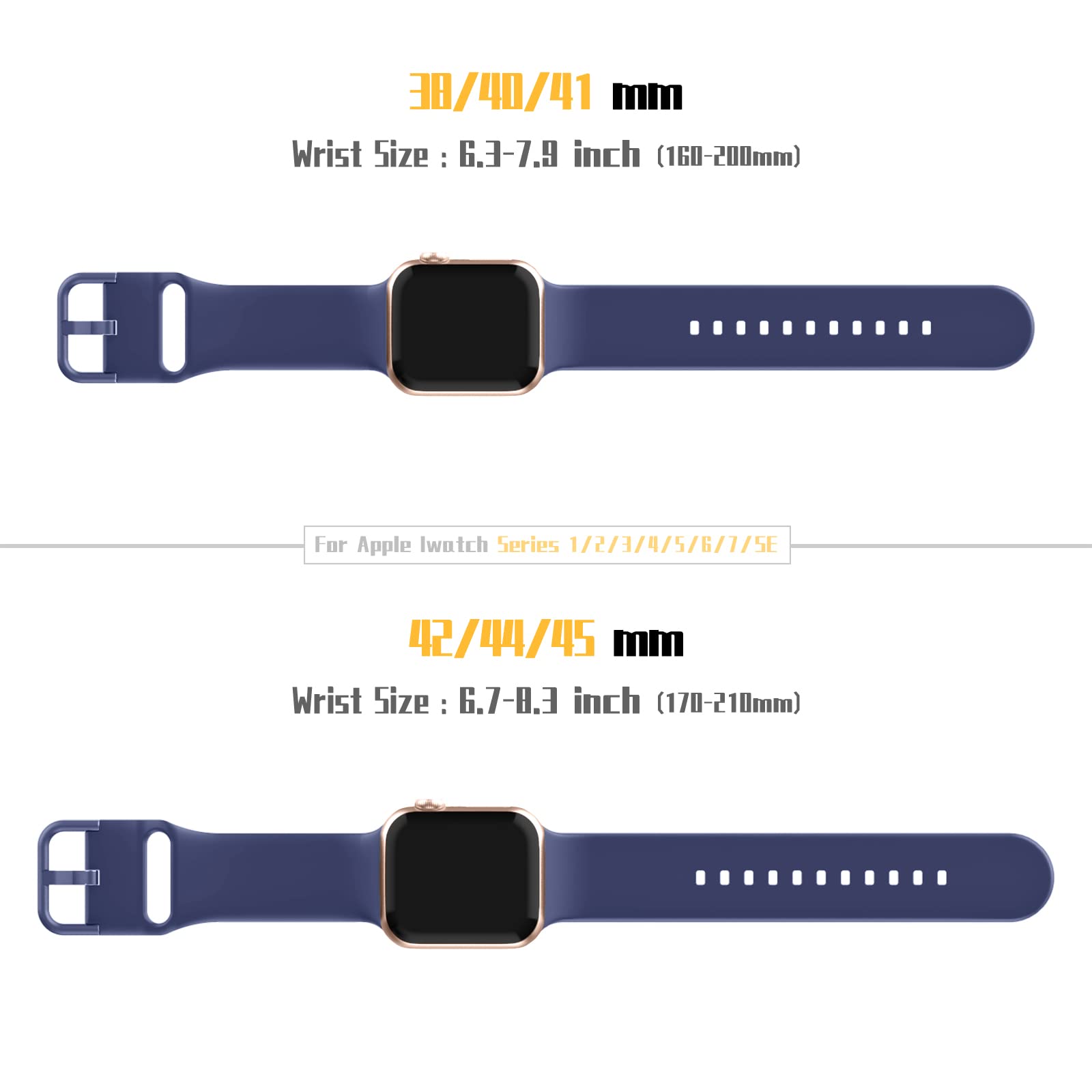 Z-13Pack 42mm(Series 10)/38mm/40mm/41mm Best apple watch bands in use, Apple watch band , Applewatchbands.us