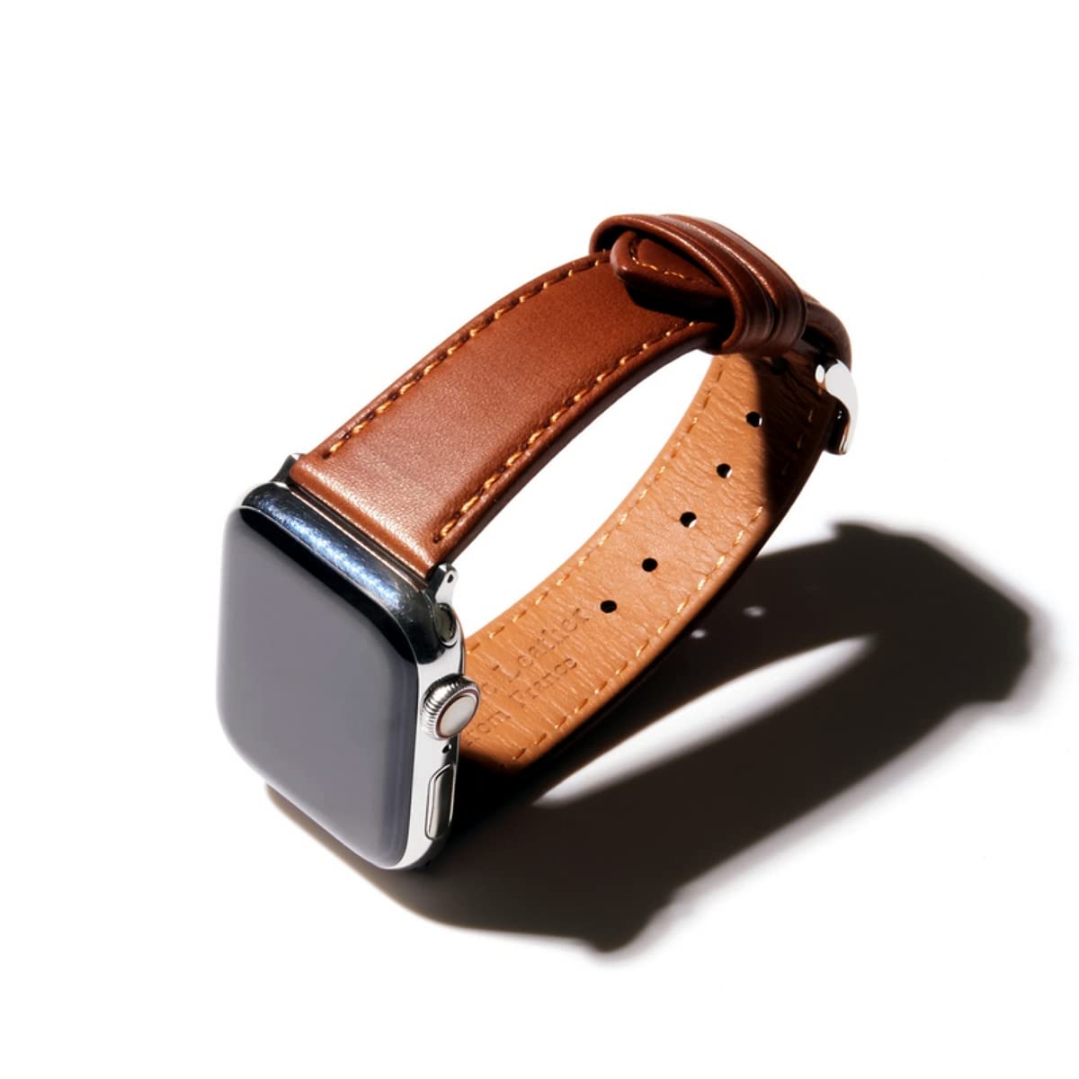 Saffiano Leather - Light Gray 49mm/45mm/44mm/42mm Best apple watch bands in use, Apple watch band , Applewatchbands.us