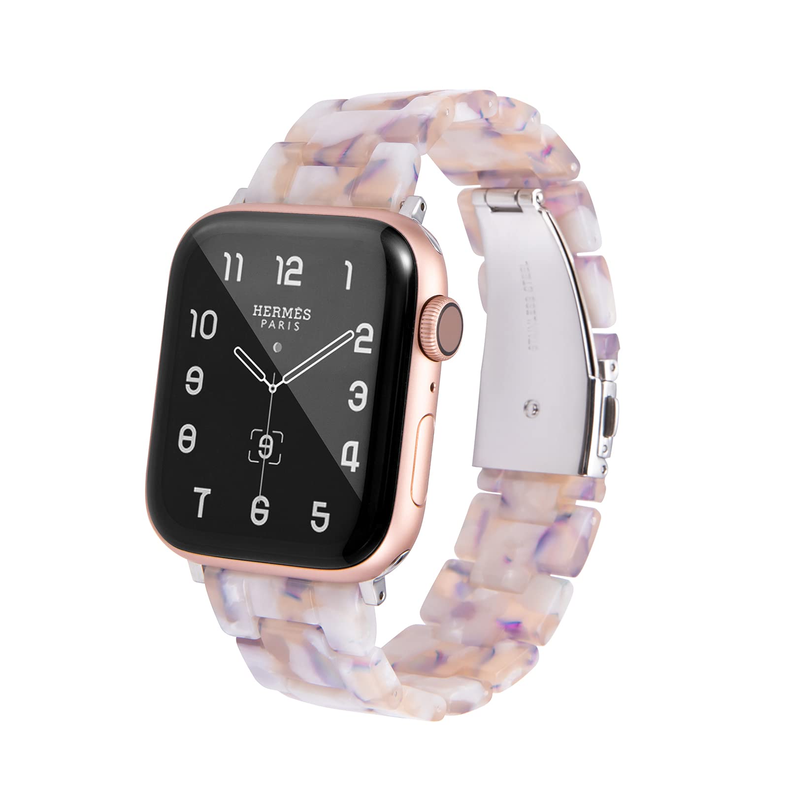 Clear Pink 38mm,40mm,41mm,42mm(Series 10) Best apple watch bands in use, Apple watch band , Applewatchbands.us