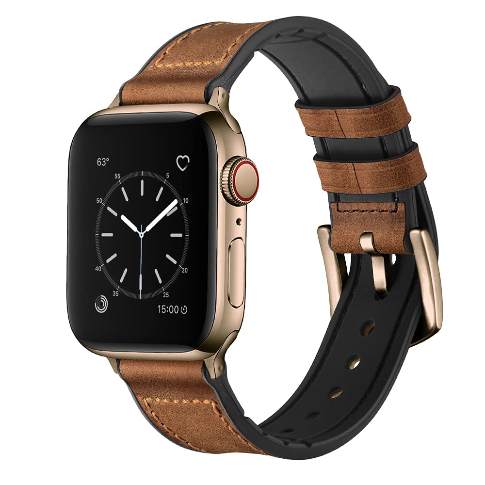 Light Brown/Black 49mm/46mm/45mm/44mm/42mm-Series 3 2 1 Best apple watch bands in use, Apple watch band , Applewatchbands.us