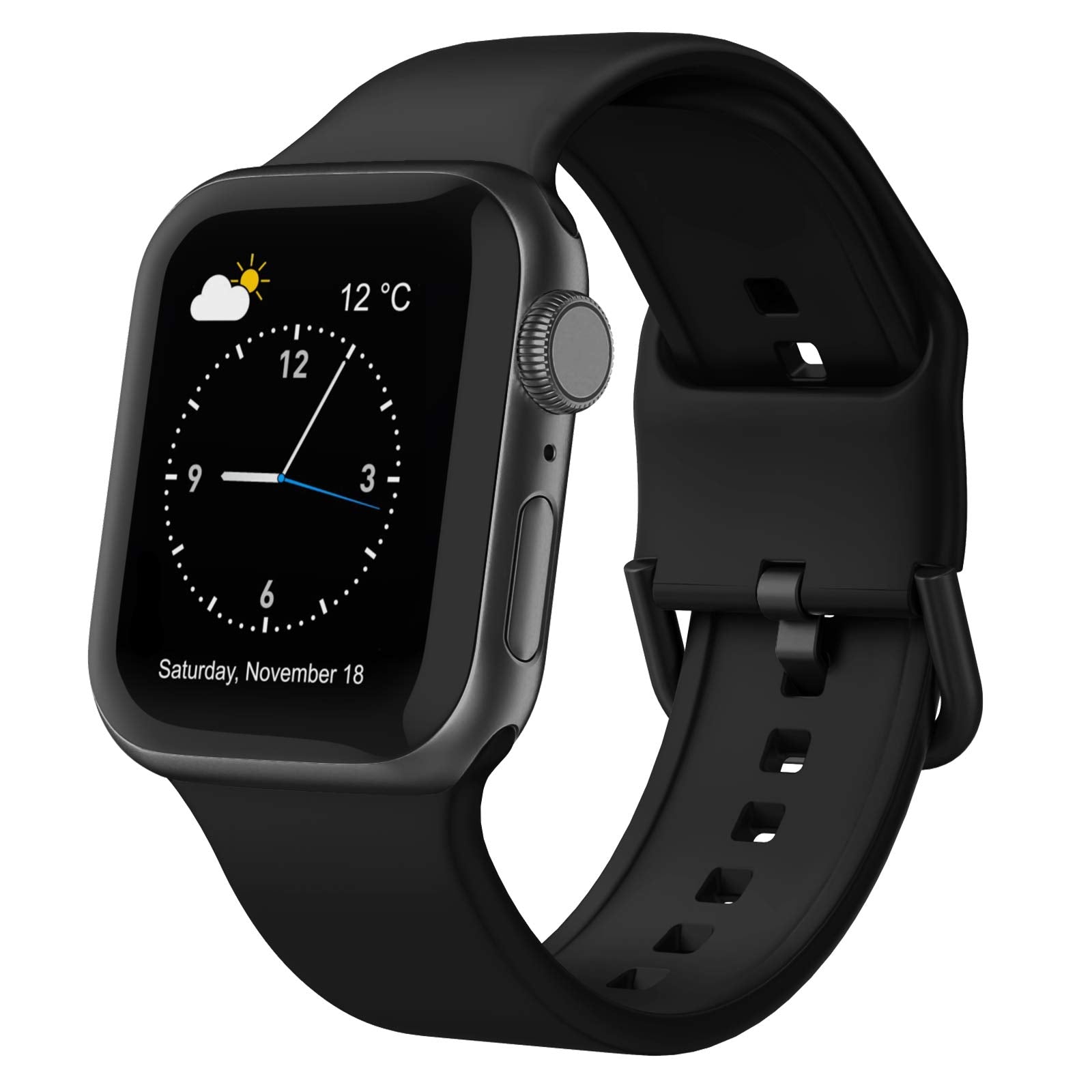 Black 42mm(Series 3)/44mm/45mm/46mm/49mm Best apple watch bands in use, Apple watch band , Applewatchbands.us