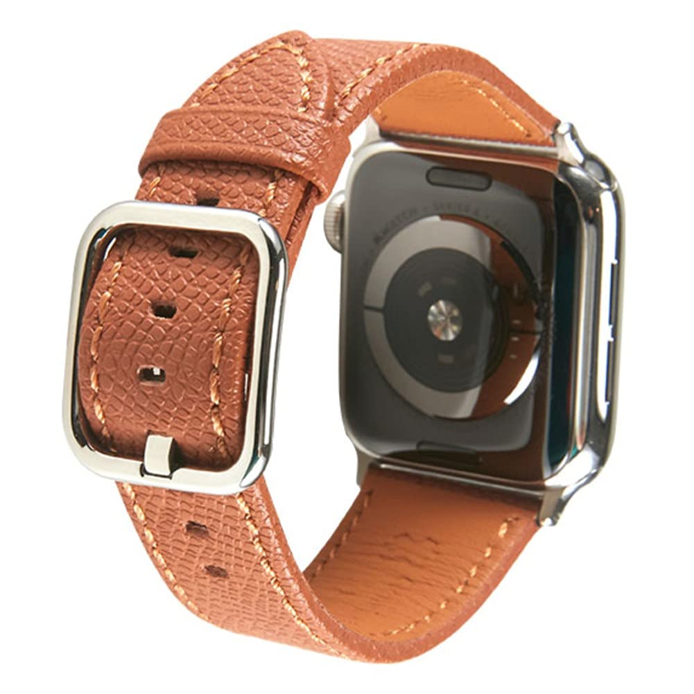 Epsom Leather - Camel 41mm/40mm/38mm Best apple watch bands in use, Apple watch band , Applewatchbands.us