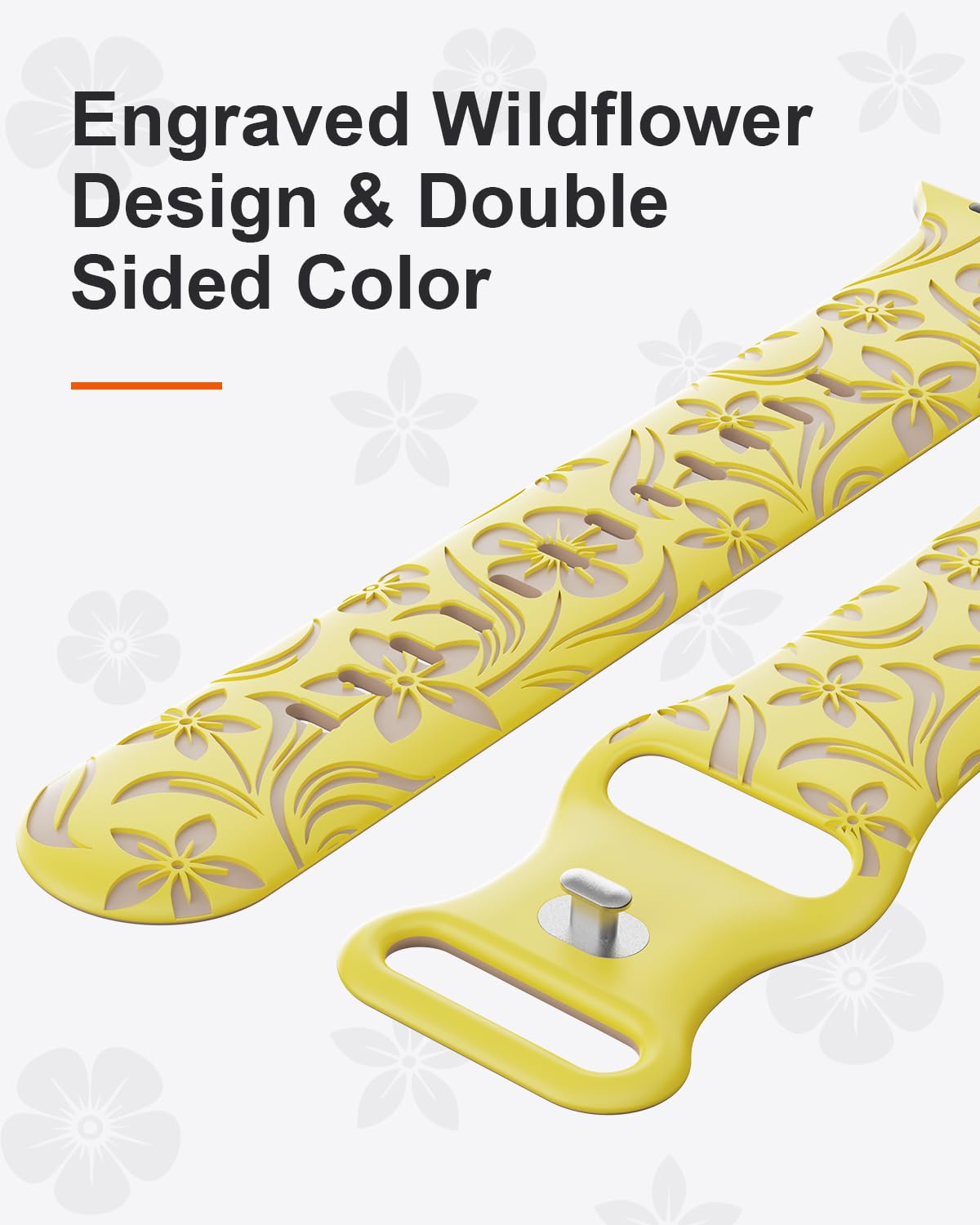 Yellow & Milk tea 44mm/45mm/46mm/49mm/42mm(Series 3 2 1) Best apple watch bands in use, Apple watch band , Applewatchbands.us