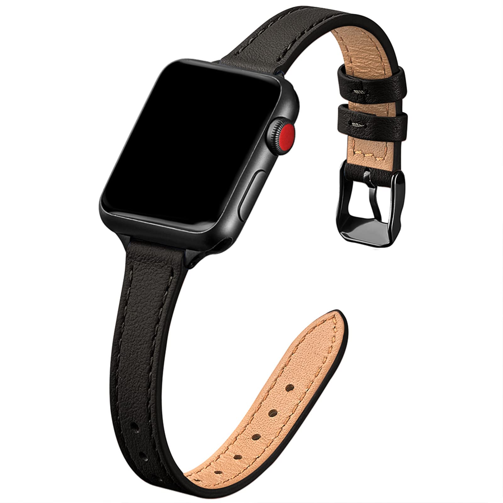 Black with Black 38mm/40mm/41mm/42mm(Series 10) Best apple watch bands in use, Apple watch band , Applewatchbands.us