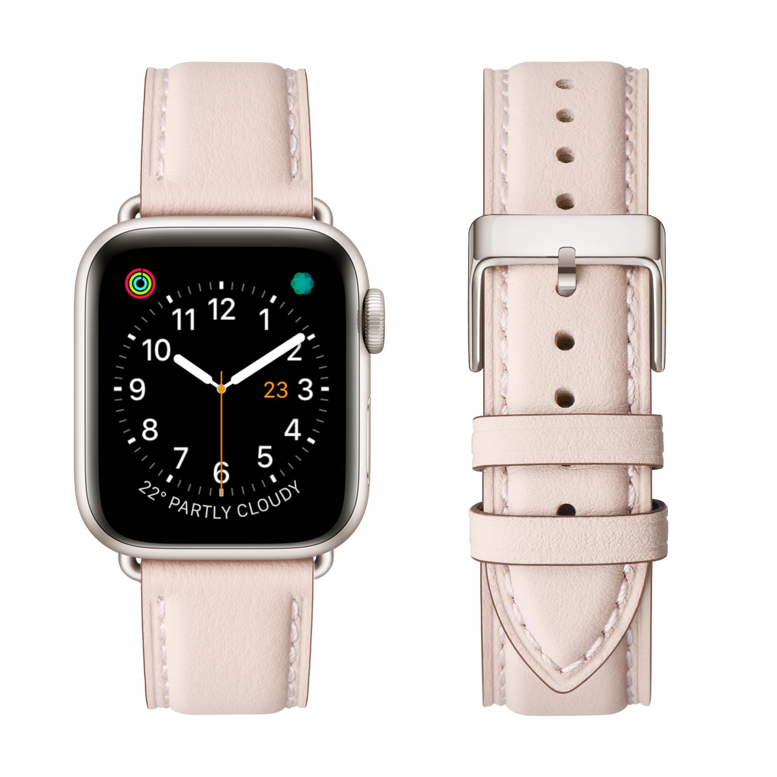 PinkSand/Starlight 38mm/40mm/41mm/42mm(Series 10) Best apple watch bands in use, Apple watch band , Applewatchbands.us