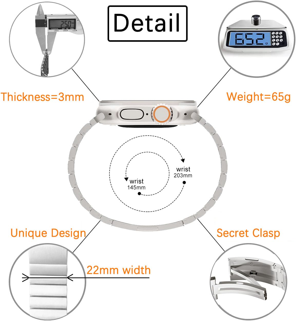 Titanium 46mm/45mm/44/49mm Best apple watch bands in use, Apple watch band , Applewatchbands.us