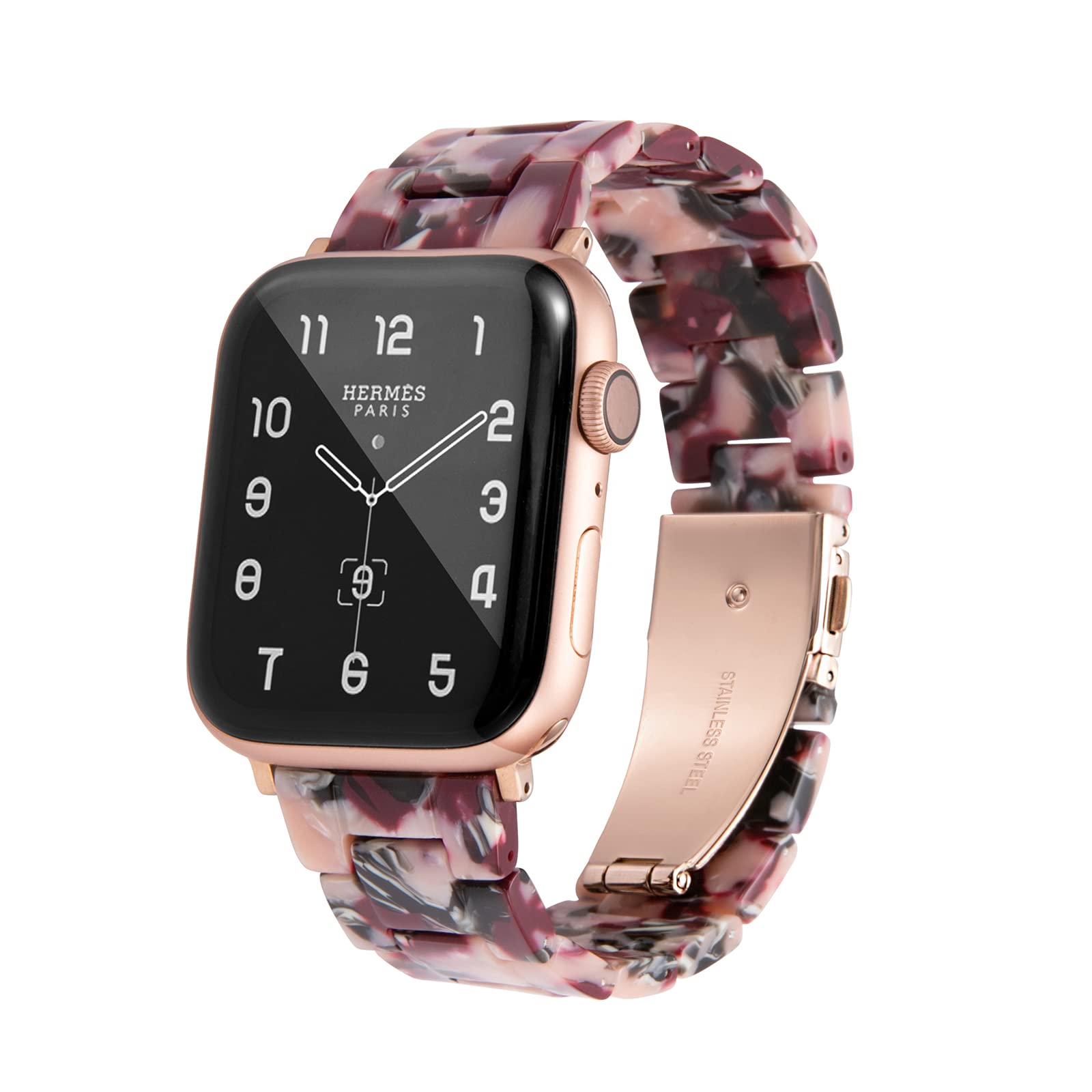 Red Flower 42mm(Series 3 2 1),44mm,45mm,46mm,49mm Best apple watch bands in use, Apple watch band , Applewatchbands.us