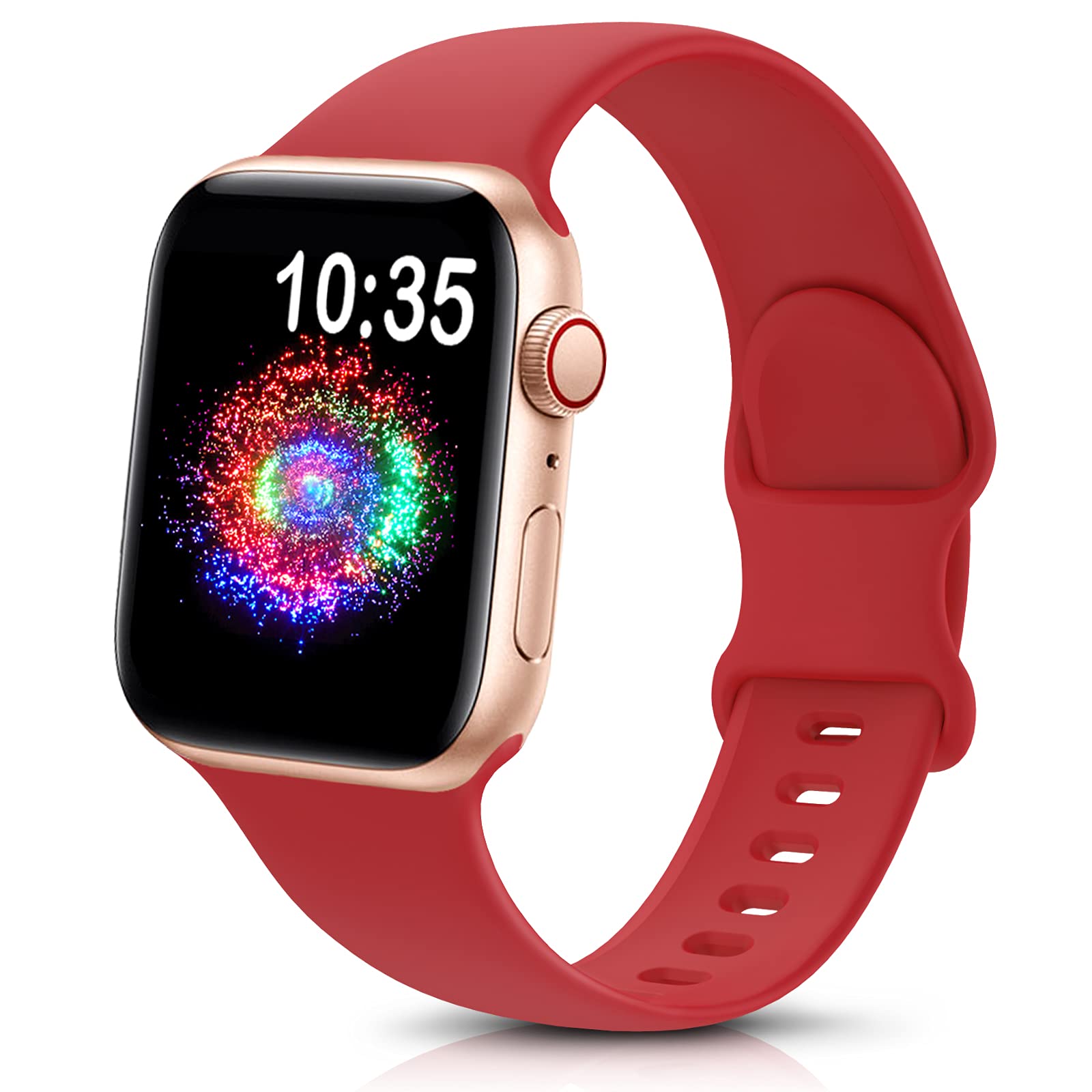 Red 42(Series 3 2 1)/44/45/46/49mm Best apple watch bands in use, Apple watch band , Applewatchbands.us