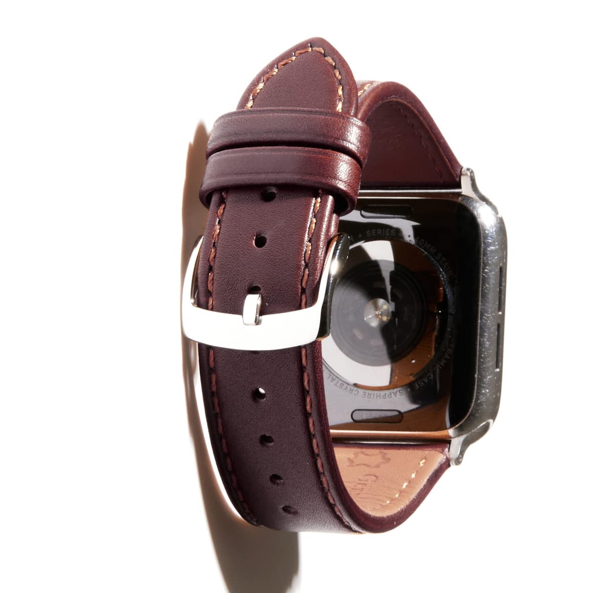 Barenia Leather - Black 49mm/45mm/44mm/42mm Best apple watch bands in use, Apple watch band , Applewatchbands.us