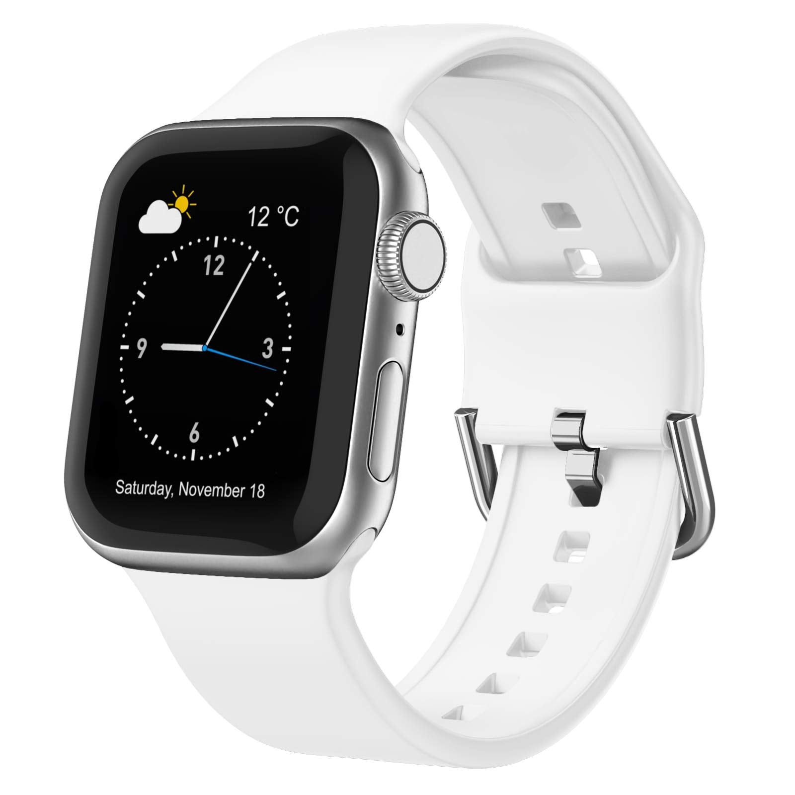 White 42mm(Series 3)/44mm/45mm/46mm/49mm Best apple watch bands in use, Apple watch band , Applewatchbands.us