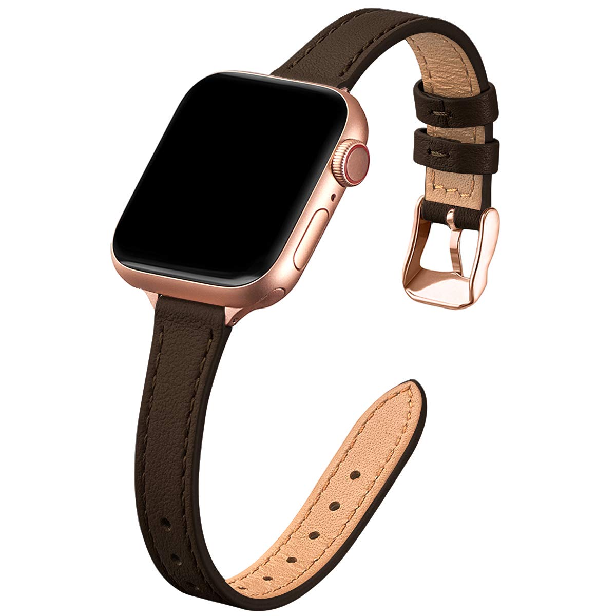 Light Blue with Rose Gold 49mm/46mm/45mm/44mm/42mm(Series 3 2 1) Best apple watch bands in use, Apple watch band , Applewatchbands.us