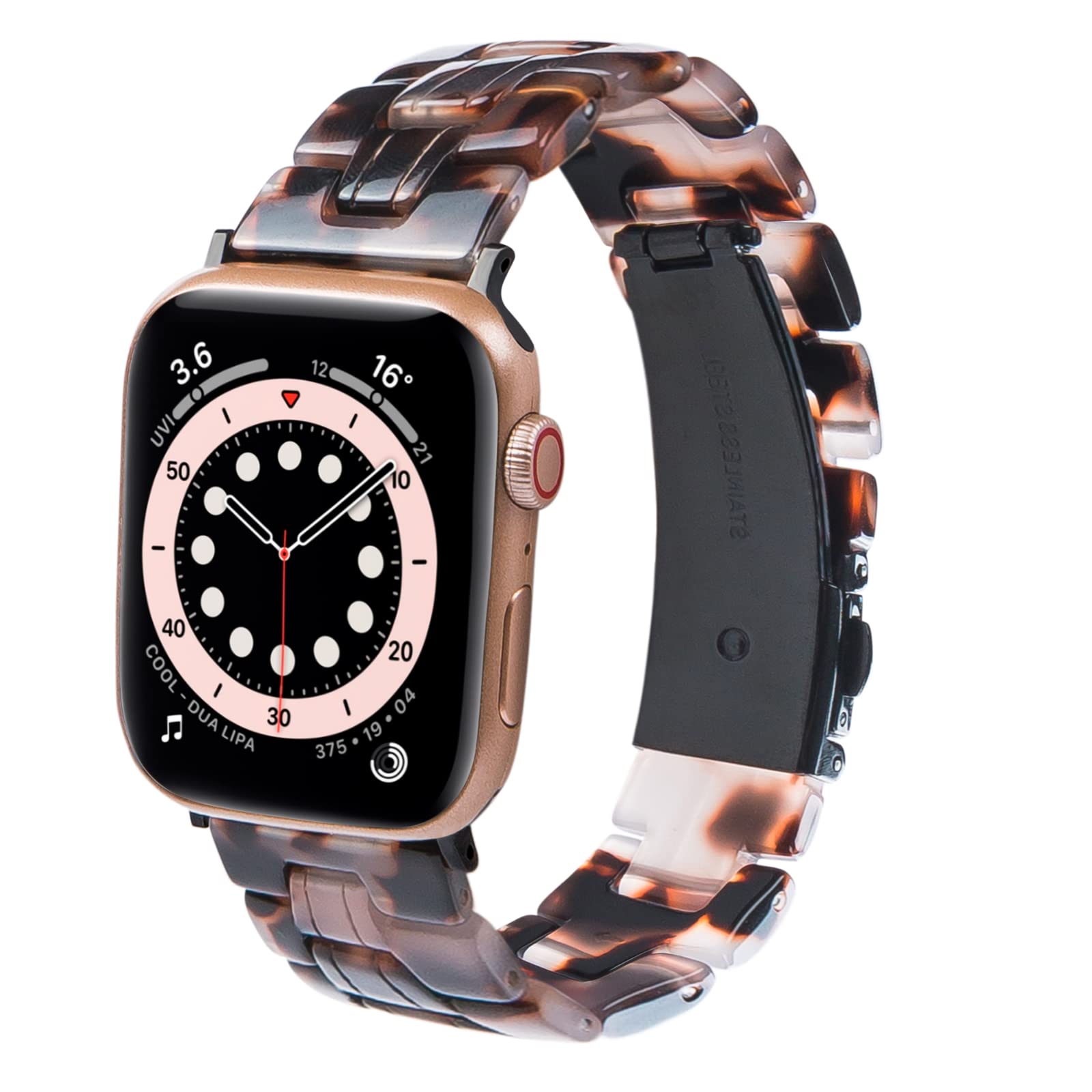 Pearl Pink 38mm,40mm,41mm,42mm(Series 10) Best apple watch bands in use, Apple watch band , Applewatchbands.us