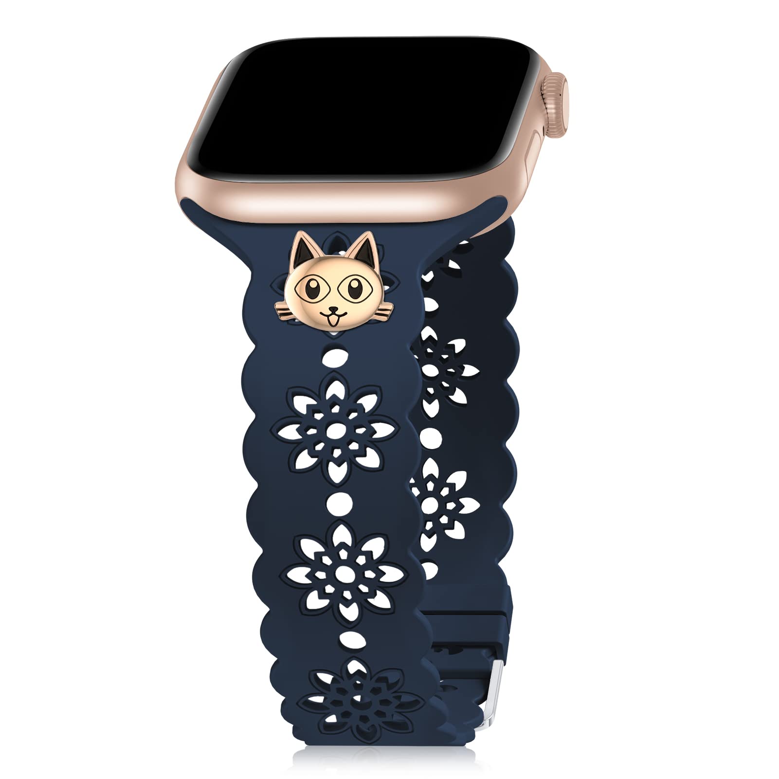 Deep Blue with Cat 44/45/46/49/42mm(Series 3 2 1) Best apple watch bands in use, Apple watch band , Applewatchbands.us