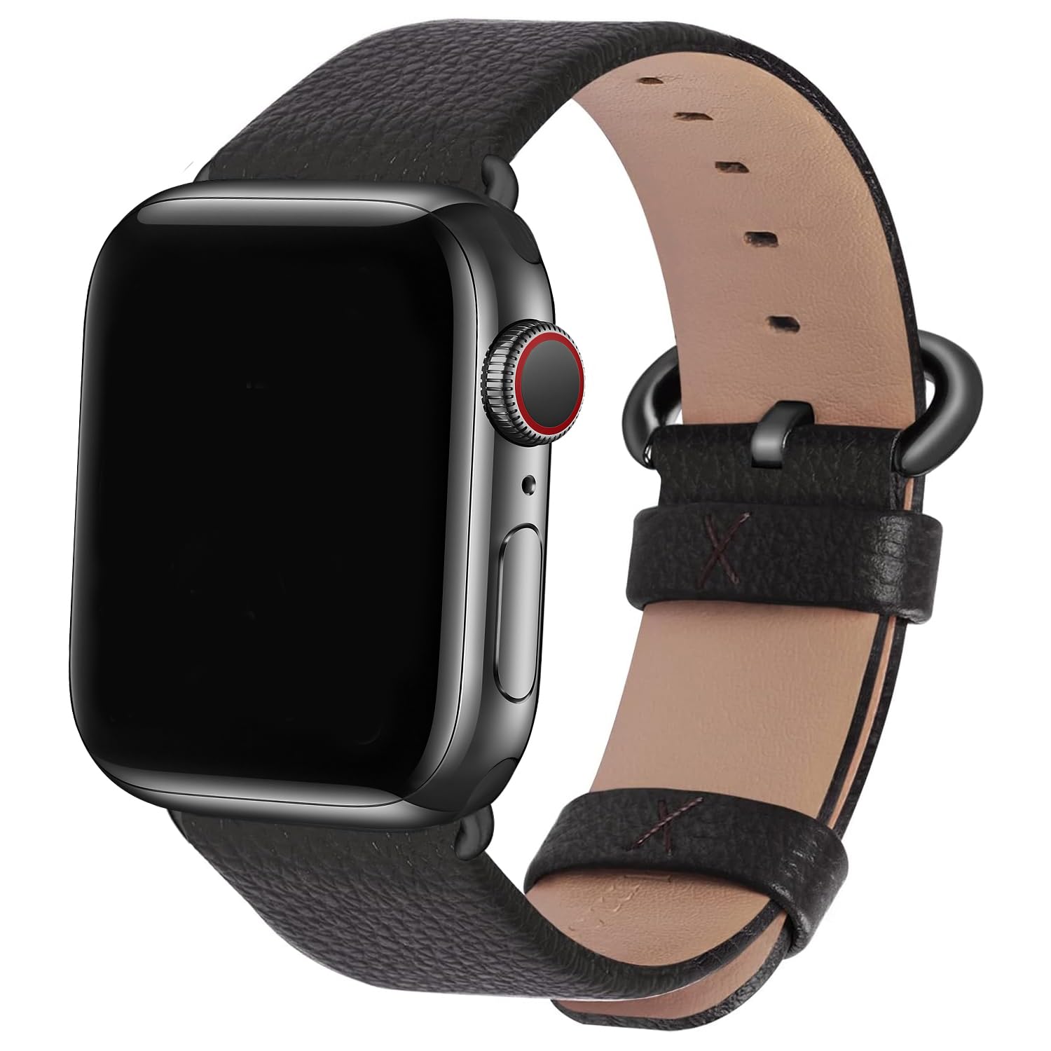 Black and grey buckle 49mm/46mm/45mm/44mm/42mm(Series 3 2 1) Best apple watch bands in use, Apple watch band , Applewatchbands.us