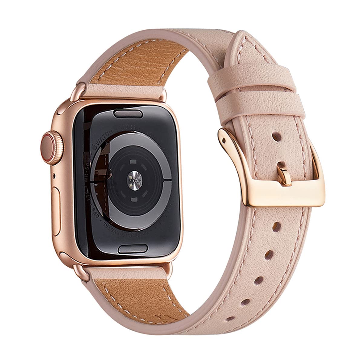 A-Pink Sand+Rose Gold 38mm/40mm/41mm/42mm(Series 10) Best apple watch bands in use, Apple watch band , Applewatchbands.us