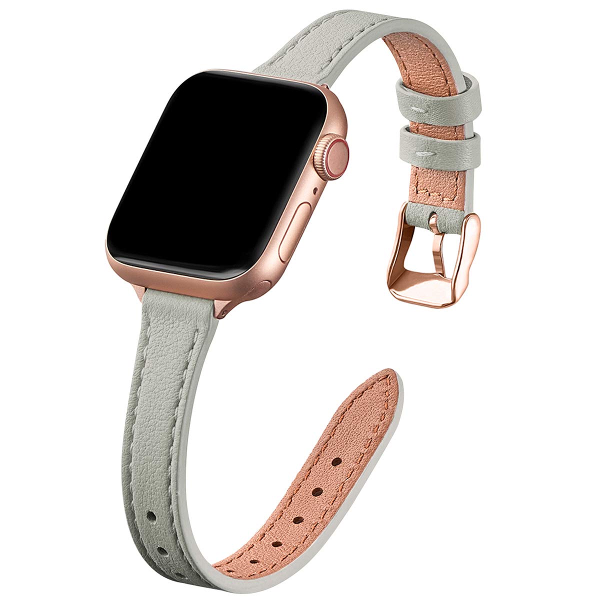 Red with Rose Gold 38mm/40mm/41mm/42mm(Series 10) Best apple watch bands in use, Apple watch band , Applewatchbands.us