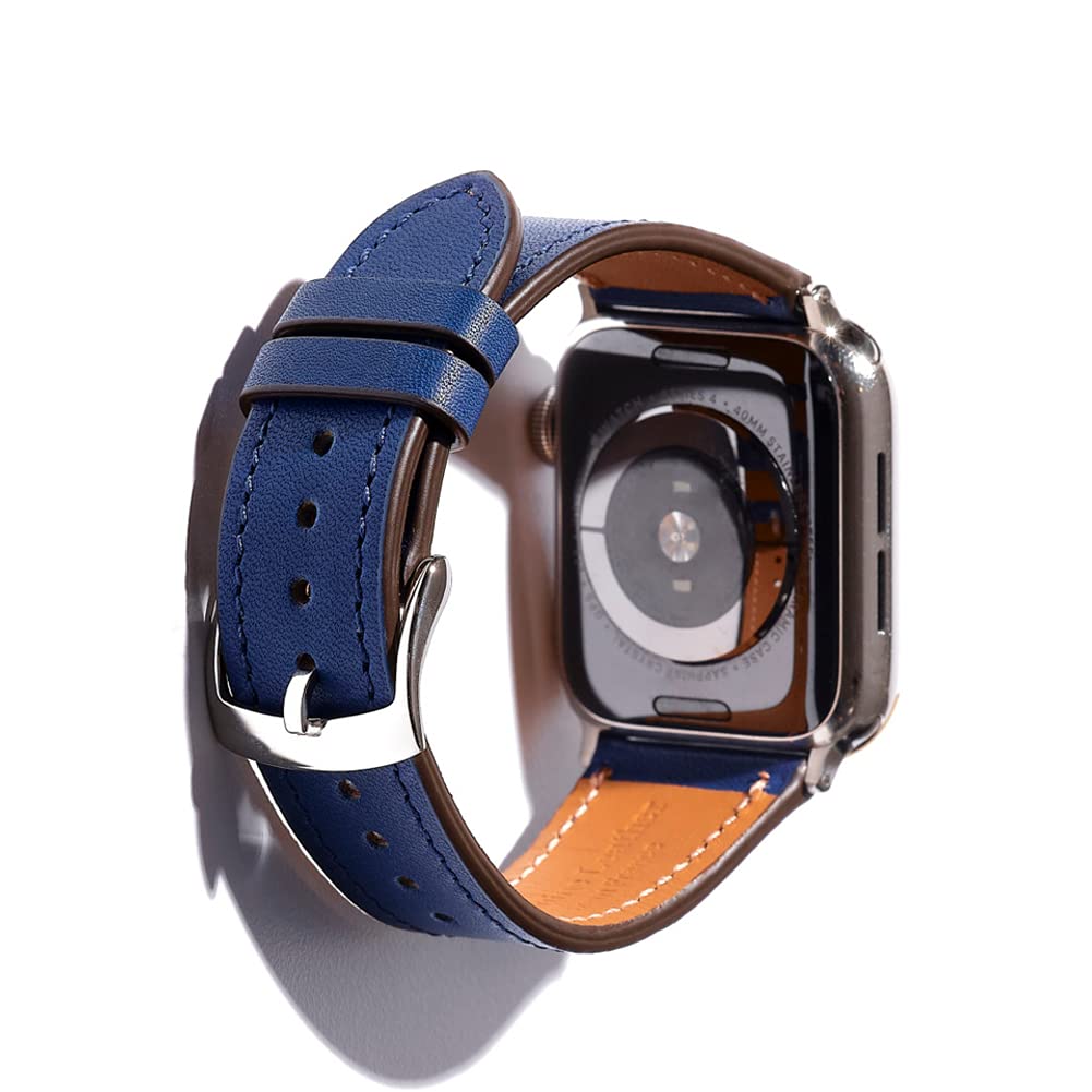 Barenia Leather - Royal Navy 49mm/45mm/44mm/42mm Best apple watch bands in use, Apple watch band , Applewatchbands.us