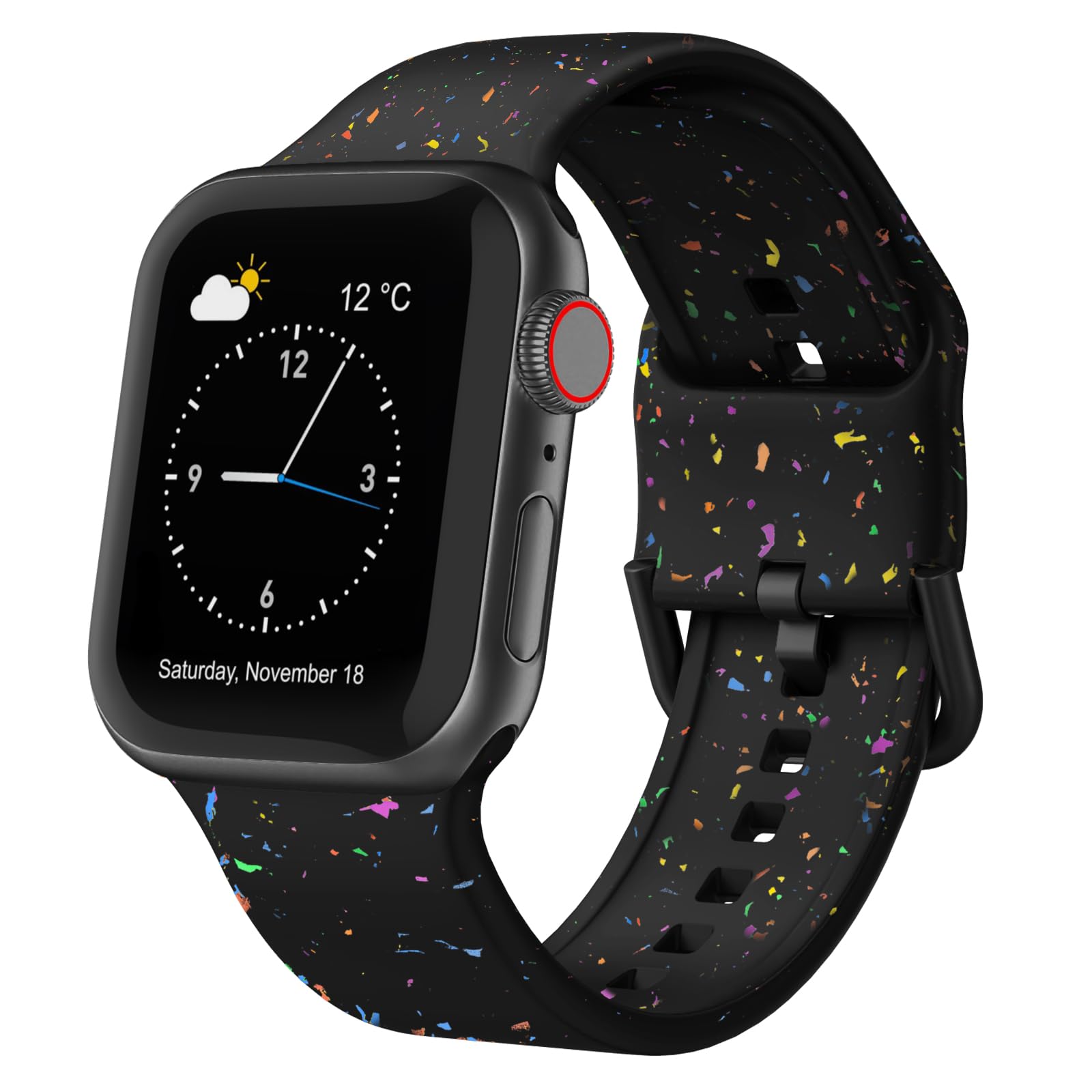 EcoFragment Black 38mm/40mm/41mm/42mm(Series 10) Best apple watch bands in use, Apple watch band , Applewatchbands.us