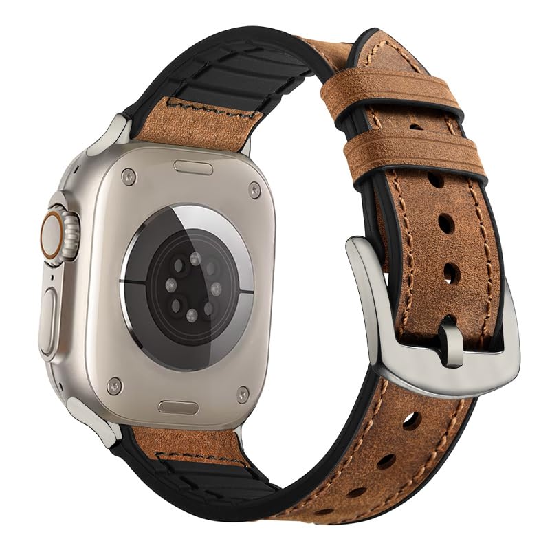 Brown/Titanium 38mm/40mm/41mm/42mm-Series 10 Best apple watch bands in use, Apple watch band , Applewatchbands.us