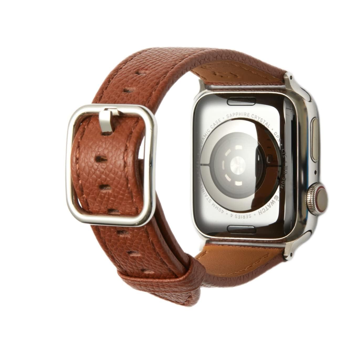 Epsom Leather - Caramel Brown 49mm/45mm/44mm/42mm Best apple watch bands in use, Apple watch band , Applewatchbands.us