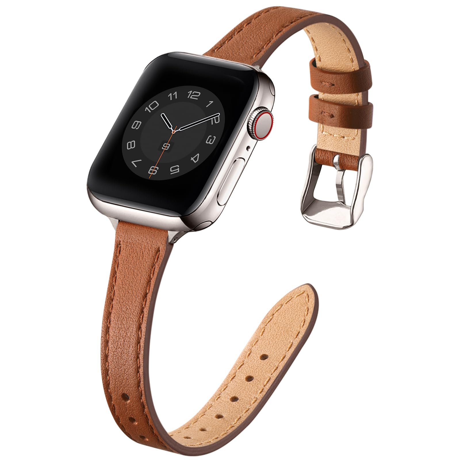 Taupe with Silver 38mm/40mm/41mm/42mm(Series 10) Best apple watch bands in use, Apple watch band , Applewatchbands.us