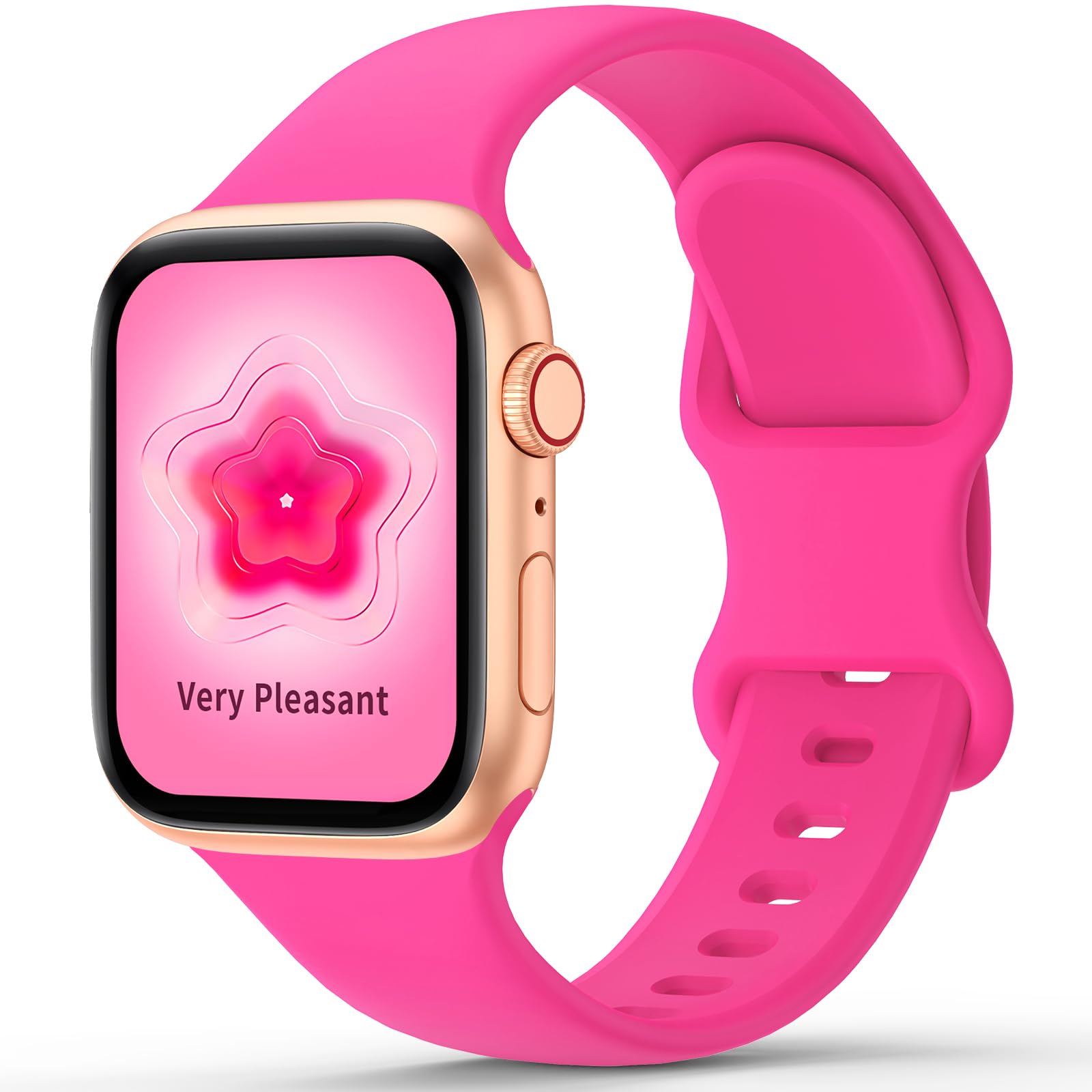 Hot Pink 42(Series 3 2 1)/44/45/46/49mm Best apple watch bands in use, Apple watch band , Applewatchbands.us