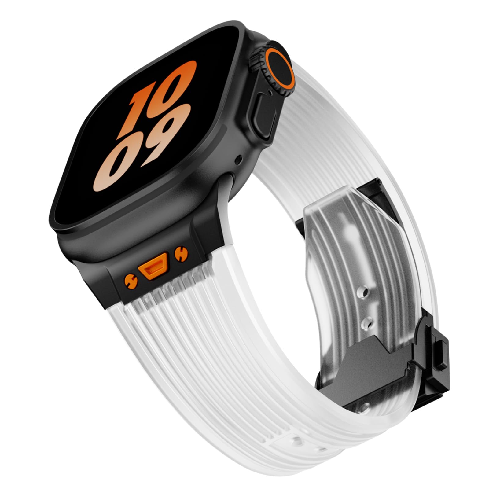 Black transparent 49mm/45mm/44mm/42mm Best apple watch bands in use, Apple watch band , Applewatchbands.us