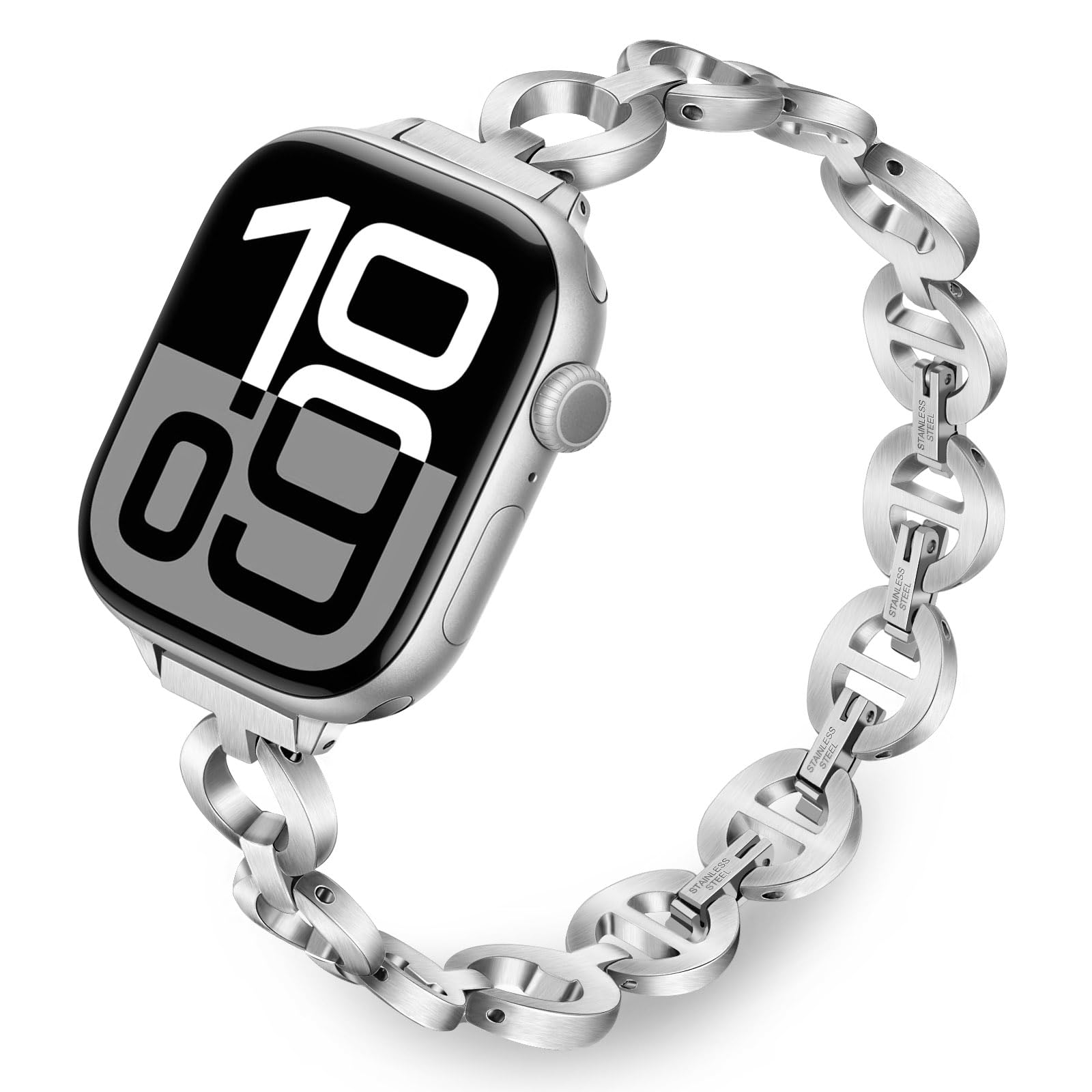 Silver 46/49/45/44mm Best apple watch bands in use, Apple watch band , Applewatchbands.us