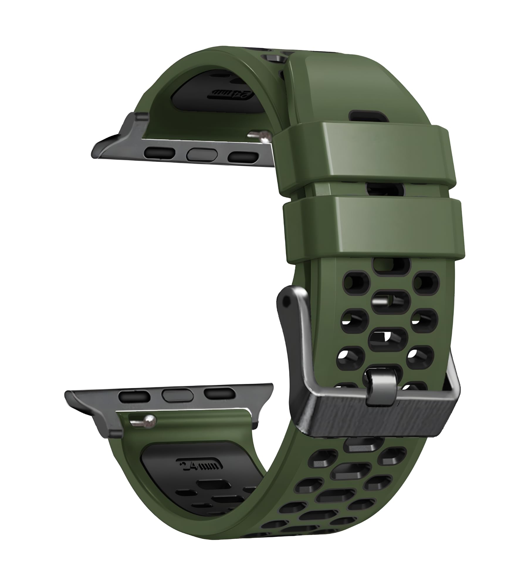 Army Green_Black  Best apple watch bands in use, Apple watch band , Applewatchbands.us