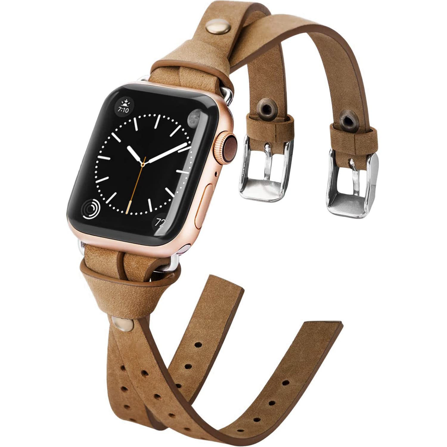 Black with Rose Gold 38/40/41/42mm(Series 10) Best apple watch bands in use, Apple watch band , Applewatchbands.us