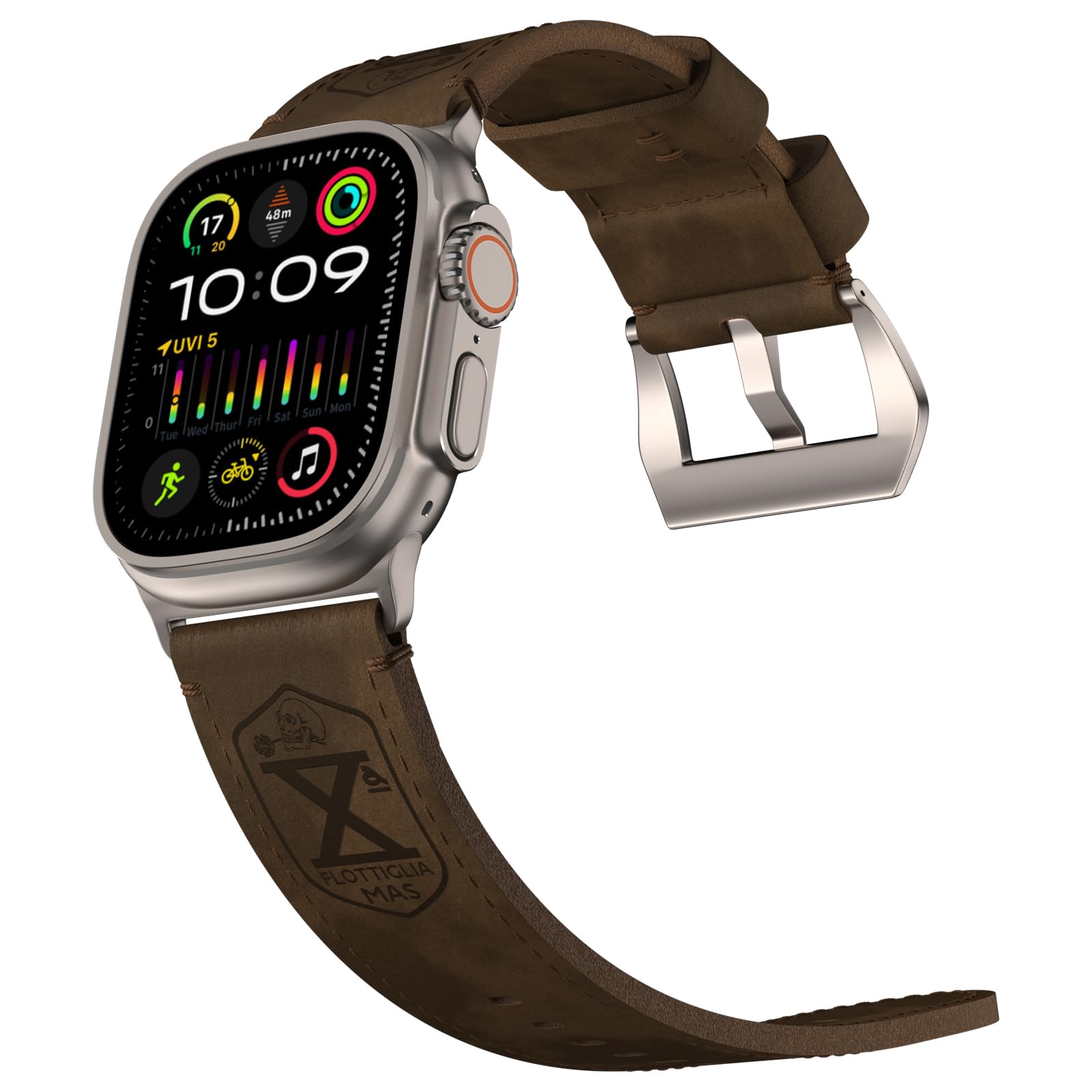 Retro Brown/Titanium 49mm/46mm/45mm/44mm Best apple watch bands in use, Apple watch band , Applewatchbands.us