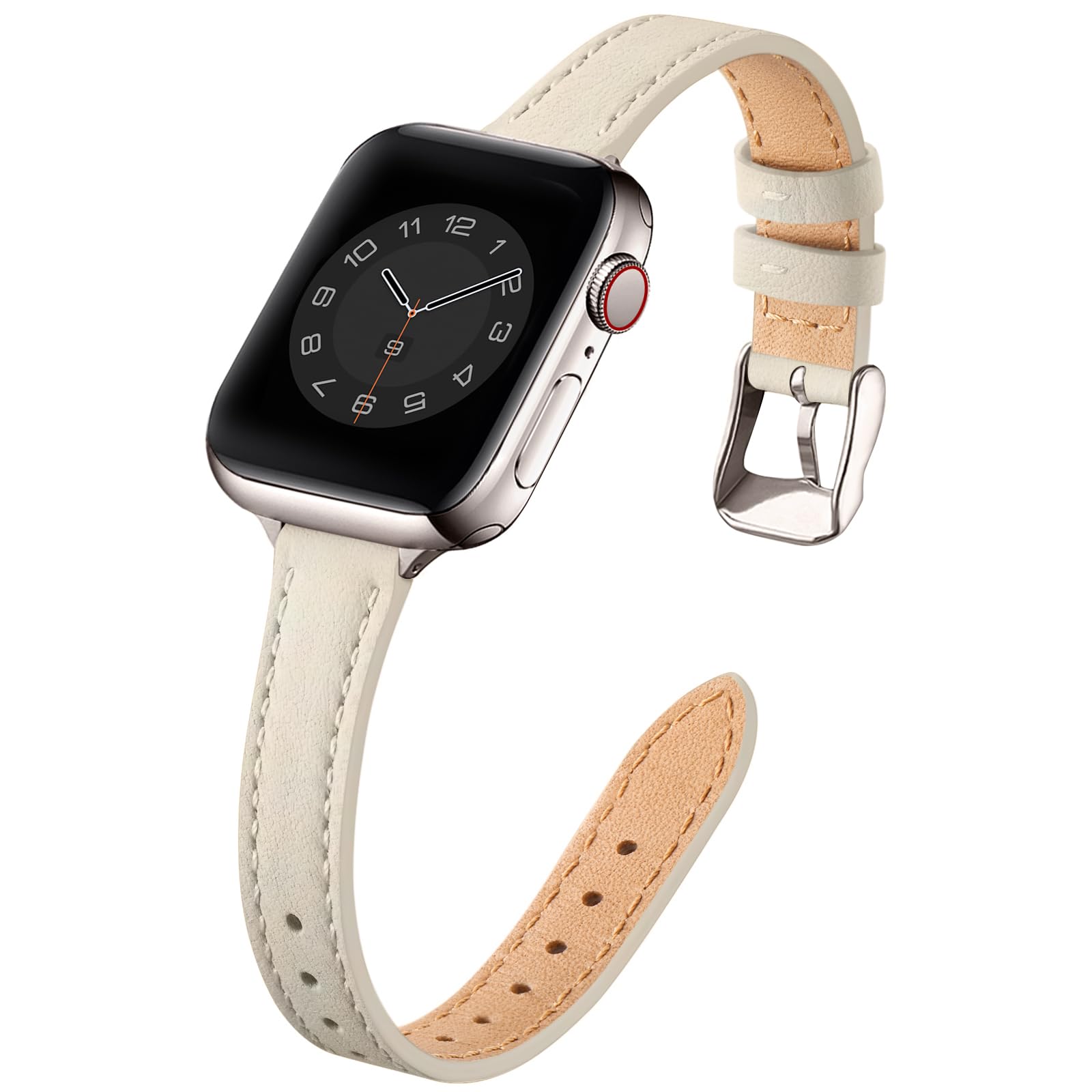 Black with Starlight 38mm/40mm/41mm/42mm(Series 10) Best apple watch bands in use, Apple watch band , Applewatchbands.us