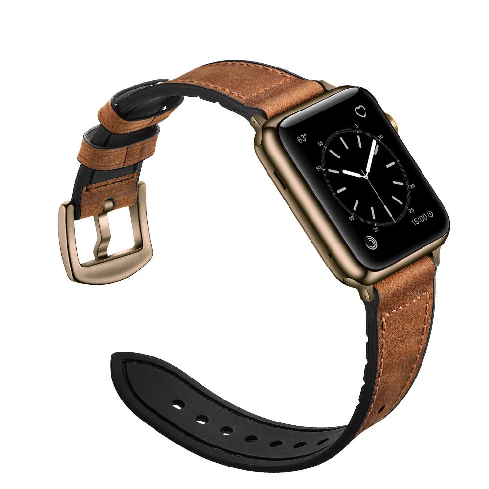 Brown/Silver 49mm/46mm/45mm/44mm/42mm-Series 3 2 1 Best apple watch bands in use, Apple watch band , Applewatchbands.us