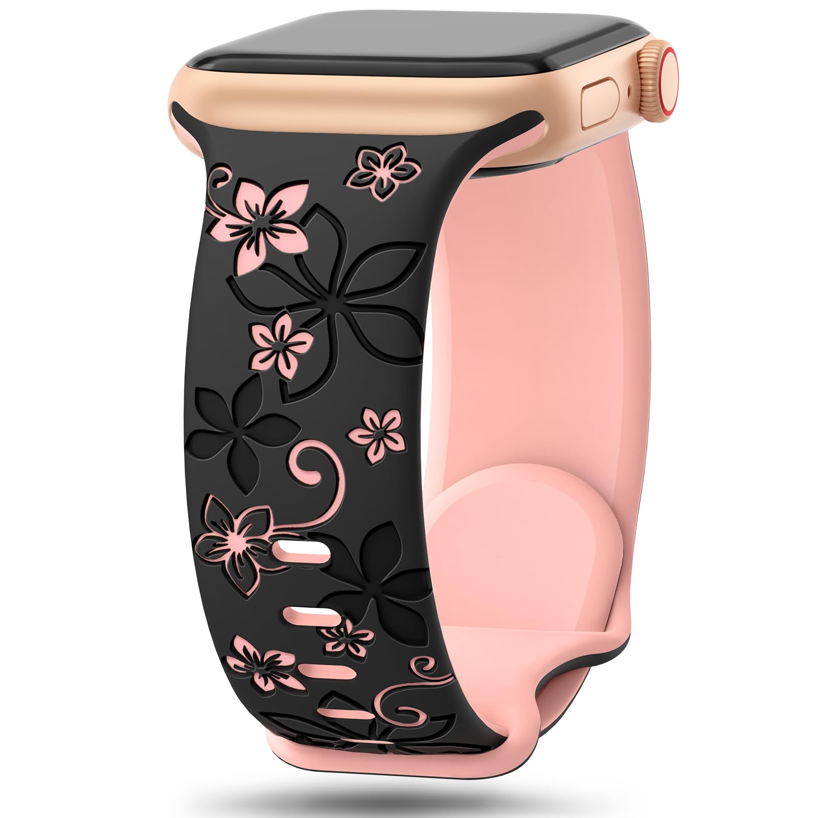 Black/Pink 38/40/41/42mm(Series 10) Best apple watch bands in use, Apple watch band , Applewatchbands.us