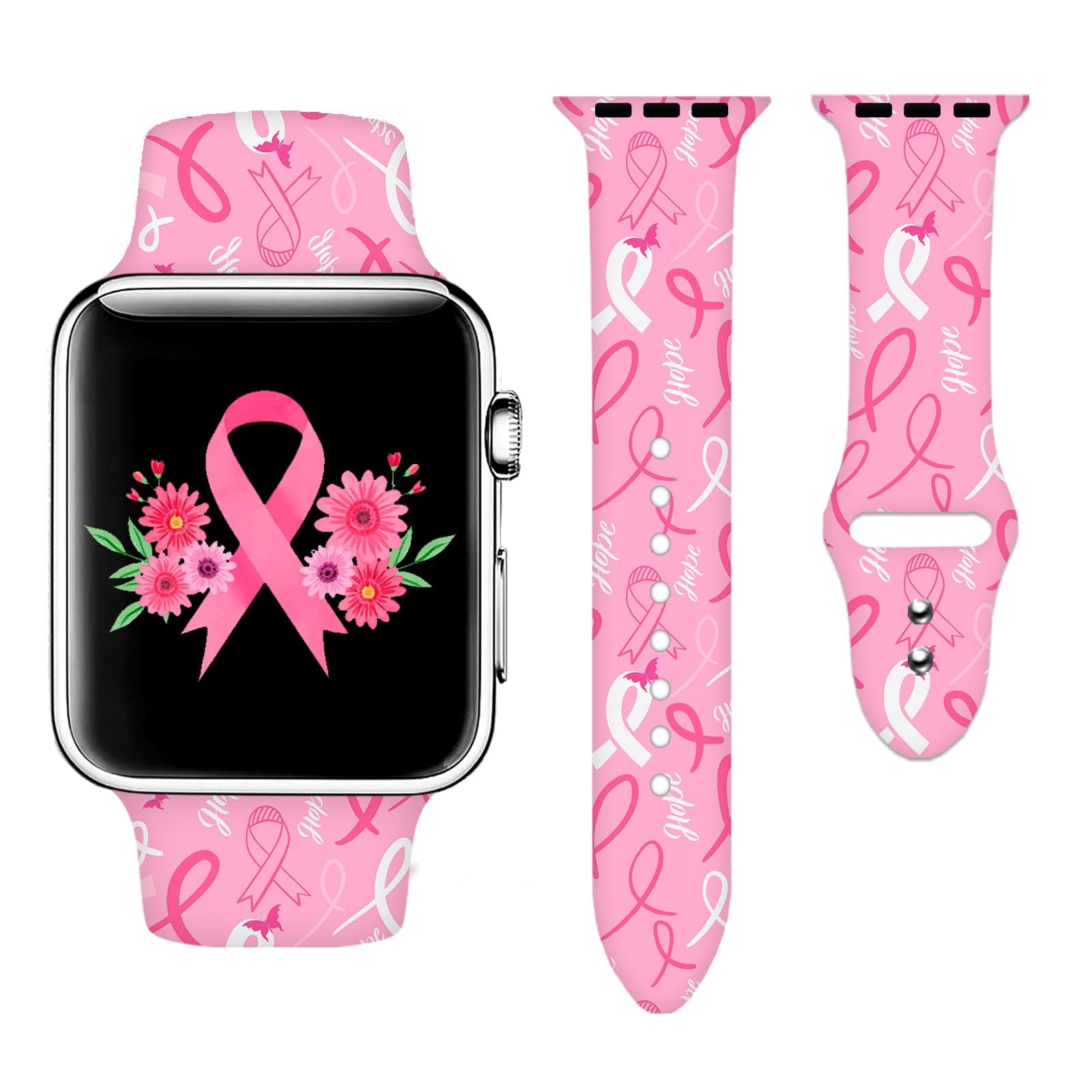 Breast Cancer Awareness Gifts for Women 0 42mm/44mm/45mm/49mm (M/L) Best apple watch bands in use, Apple watch band , Applewatchbands.us