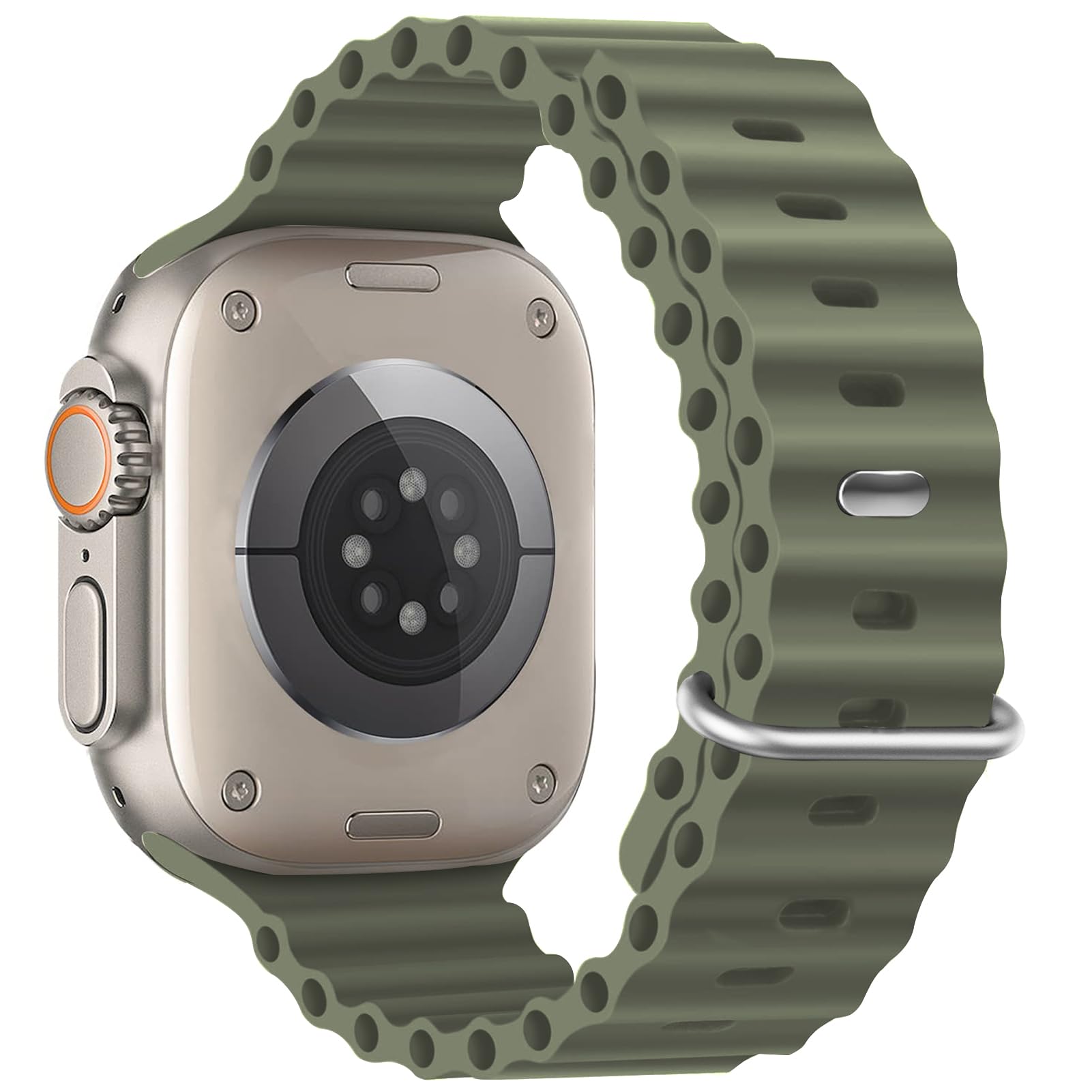 Forest Green/Titanium 49mm/46mm/45mm/44mm Best apple watch bands in use, Apple watch band , Applewatchbands.us