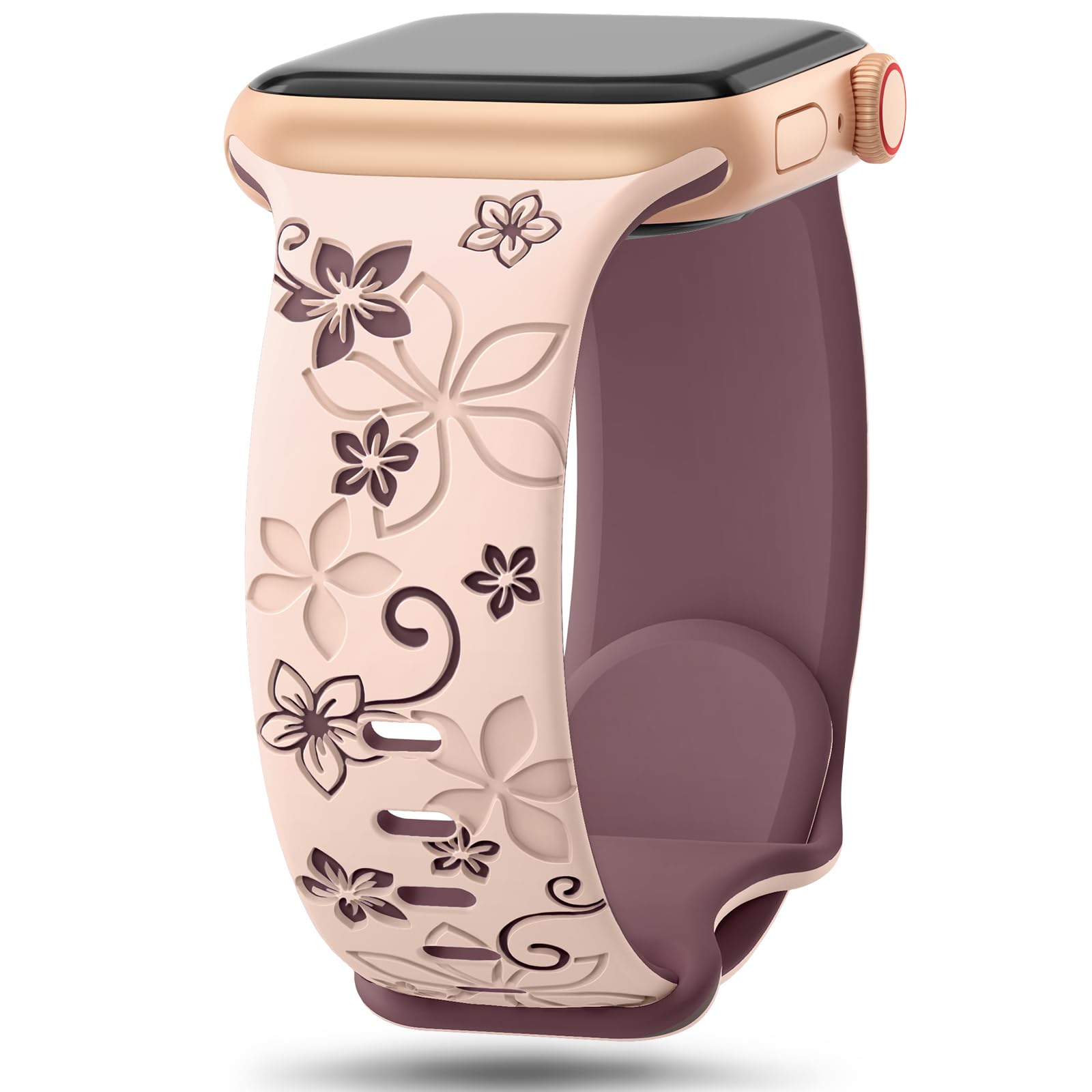 Pink Sand/Smoke Violet 44/45/46/49/42mm(Series 3 2 1) Best apple watch bands in use, Apple watch band , Applewatchbands.us