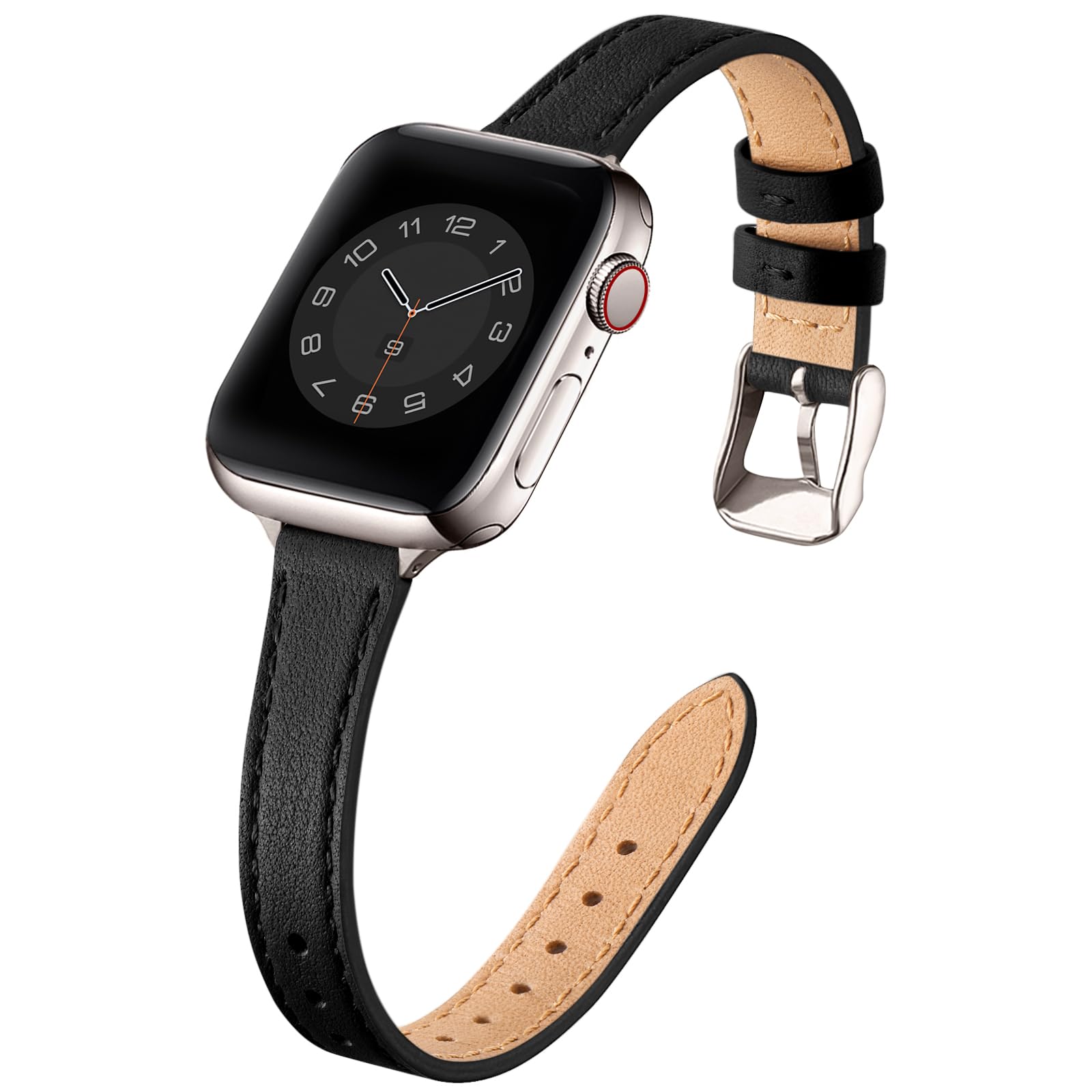 Beige with Black 38mm/40mm/41mm/42mm(Series 10) Best apple watch bands in use, Apple watch band , Applewatchbands.us