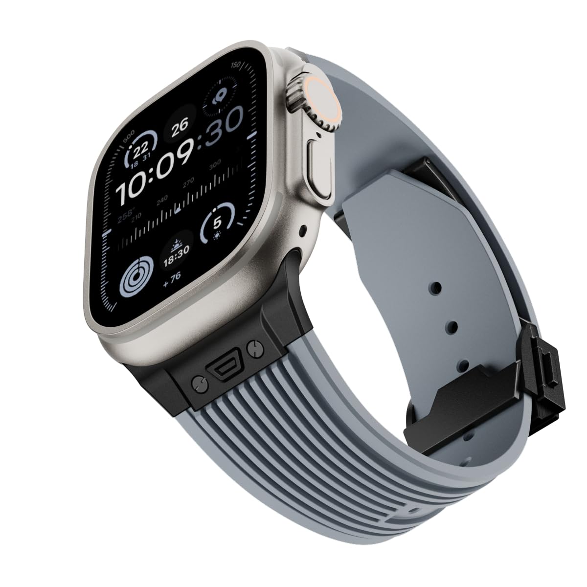 Black gray 49mm/45mm/44mm/42mm Best apple watch bands in use, Apple watch band , Applewatchbands.us