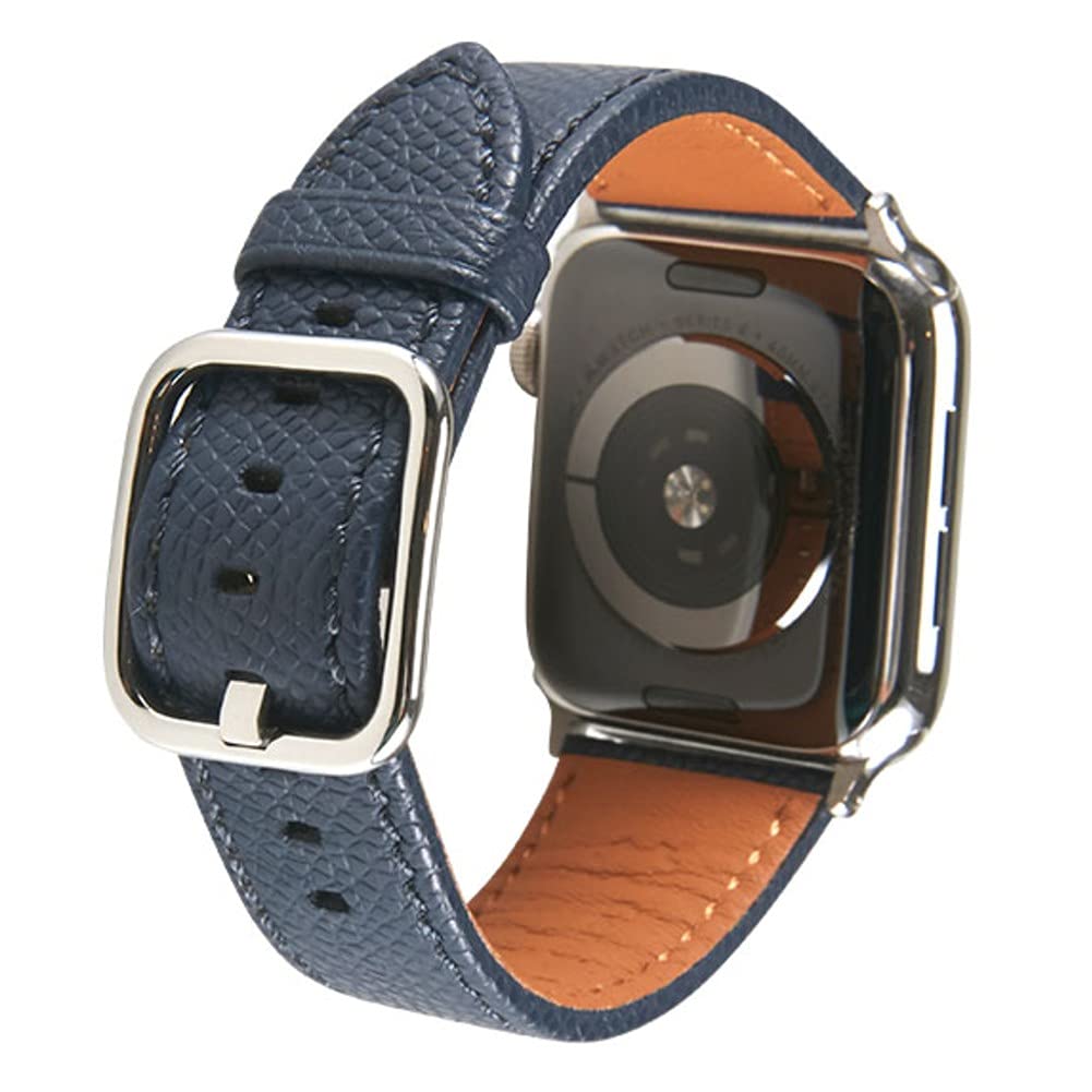 Epsom Leather - Navy 41mm/40mm/38mm Best apple watch bands in use, Apple watch band , Applewatchbands.us