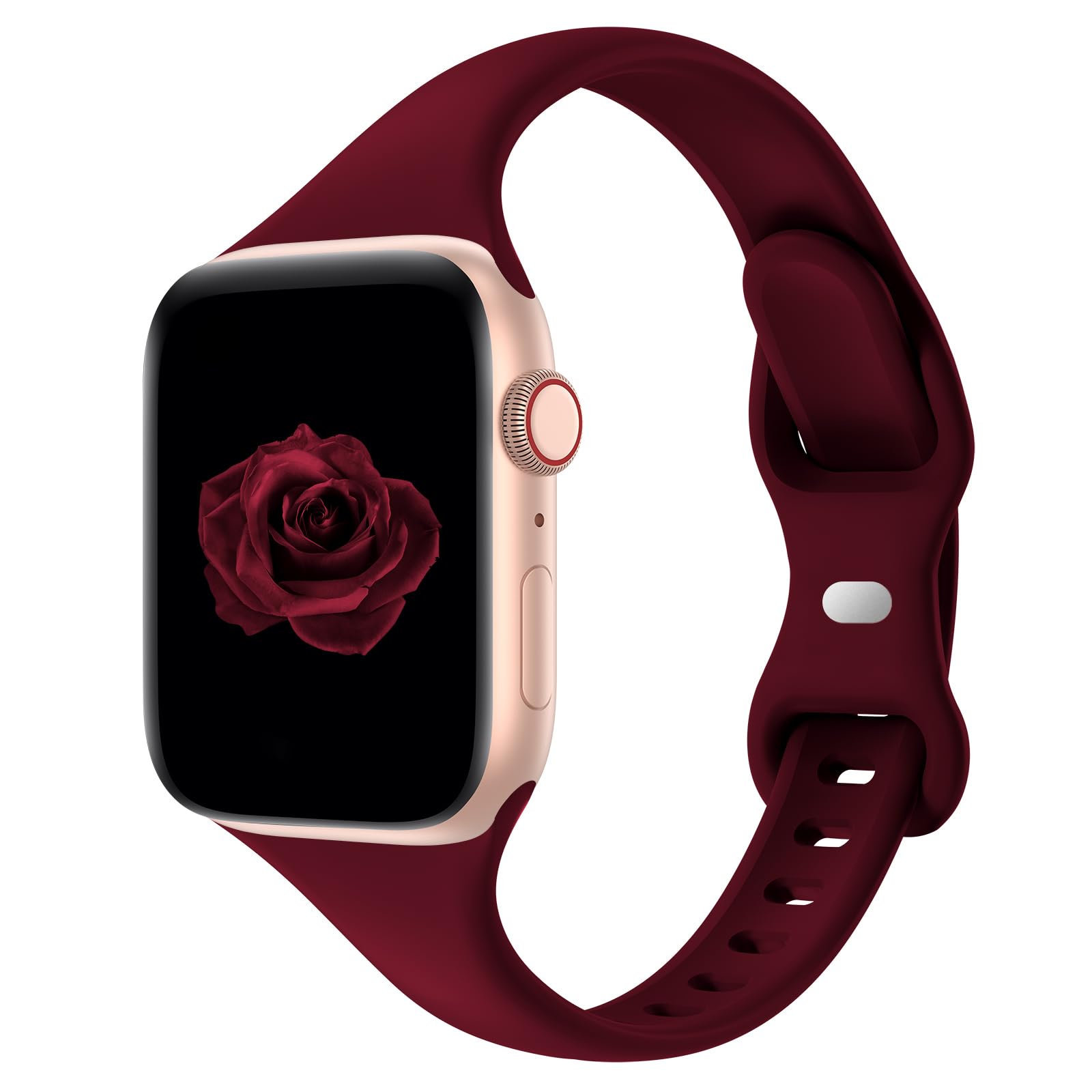 Wine Red 49/46/45/44/42mm(Series 3) Best apple watch bands in use, Apple watch band , Applewatchbands.us