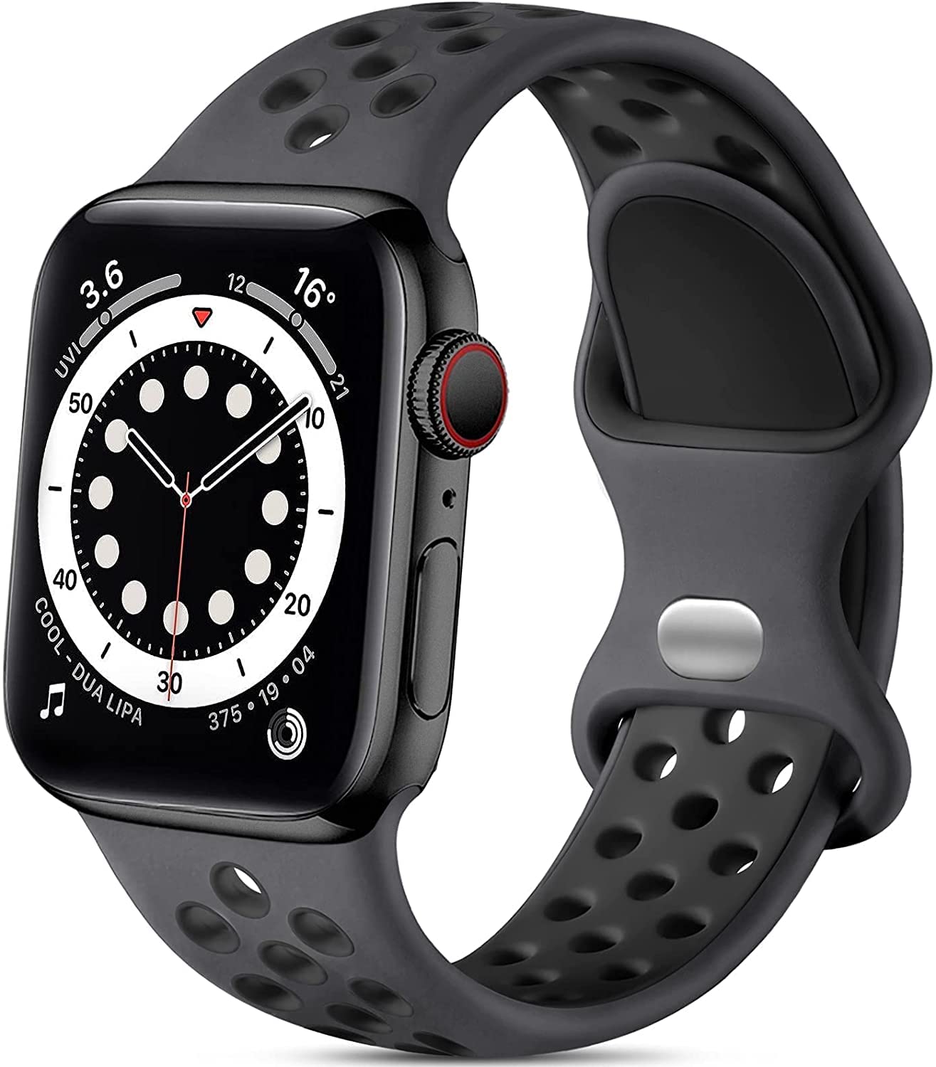 Anthracite Black 44mm/45mm/46mm/49mm/(42mm-Series 3 ) M/L Best apple watch bands in use, Apple watch band , Applewatchbands.us