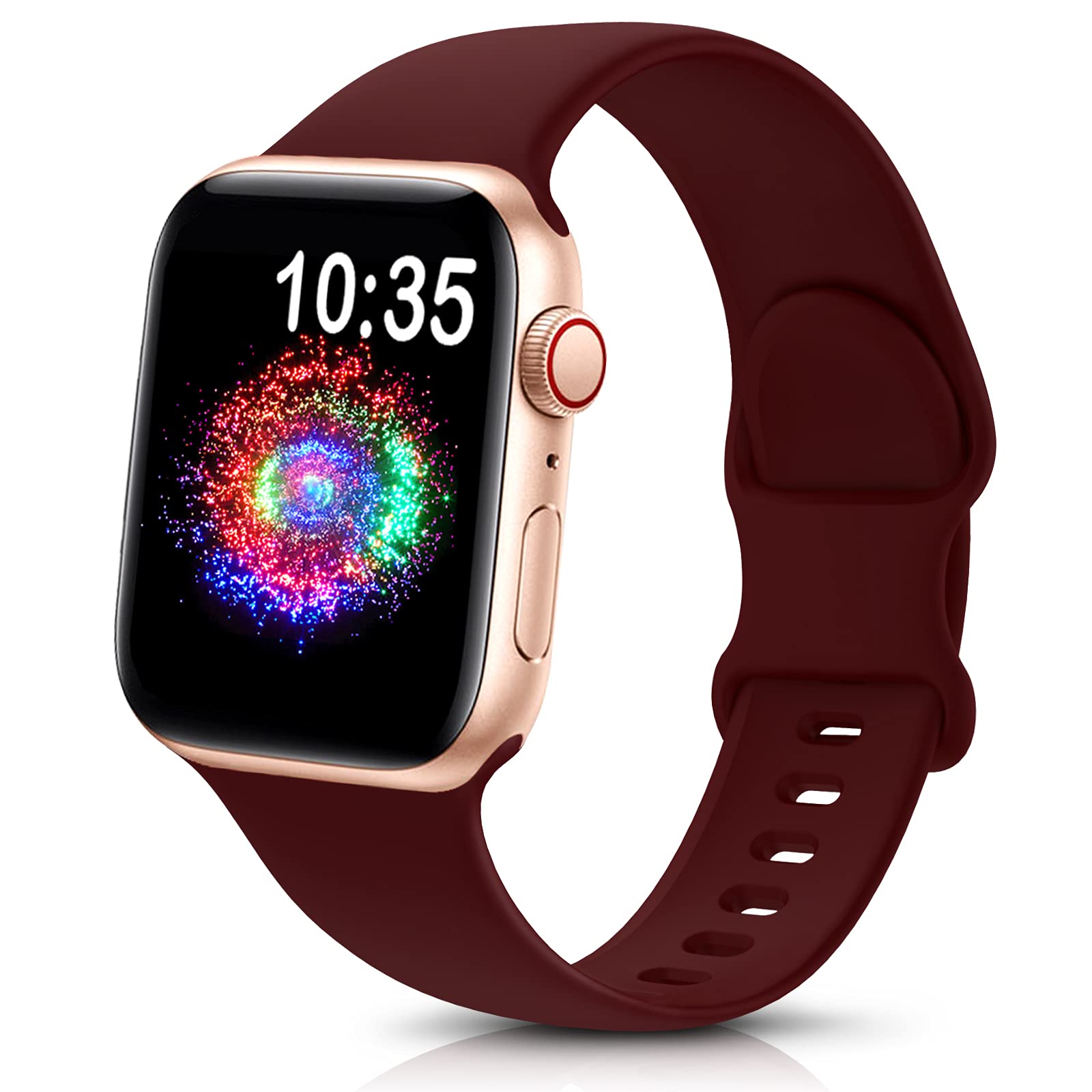 Wine Red 38/40/41/42mm(Series 10) Best apple watch bands in use, Apple watch band , Applewatchbands.us