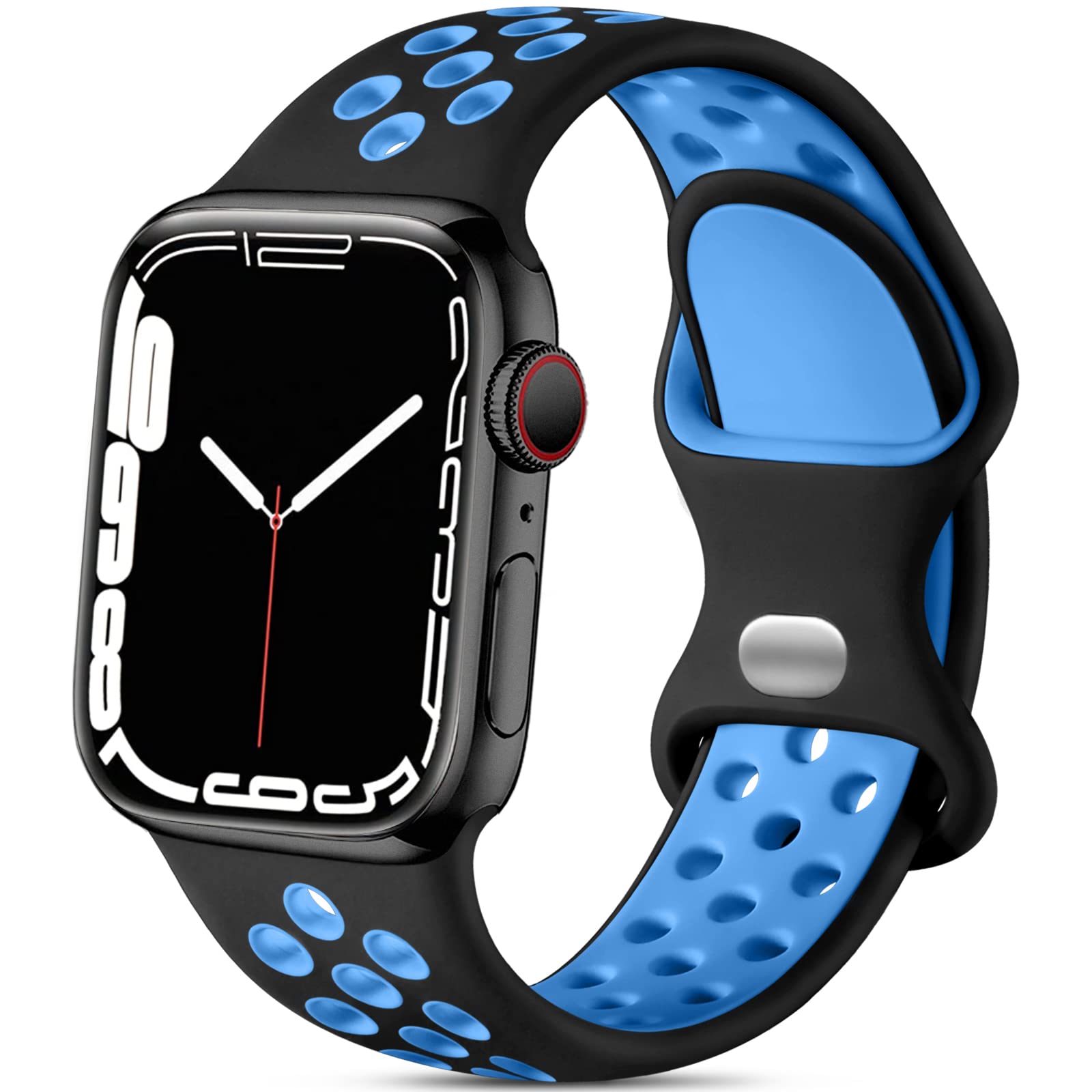 Midnightblue/Black 38mm/40mm/41mm/(42mm-Series 10) M/L Best apple watch bands in use, Apple watch band , Applewatchbands.us