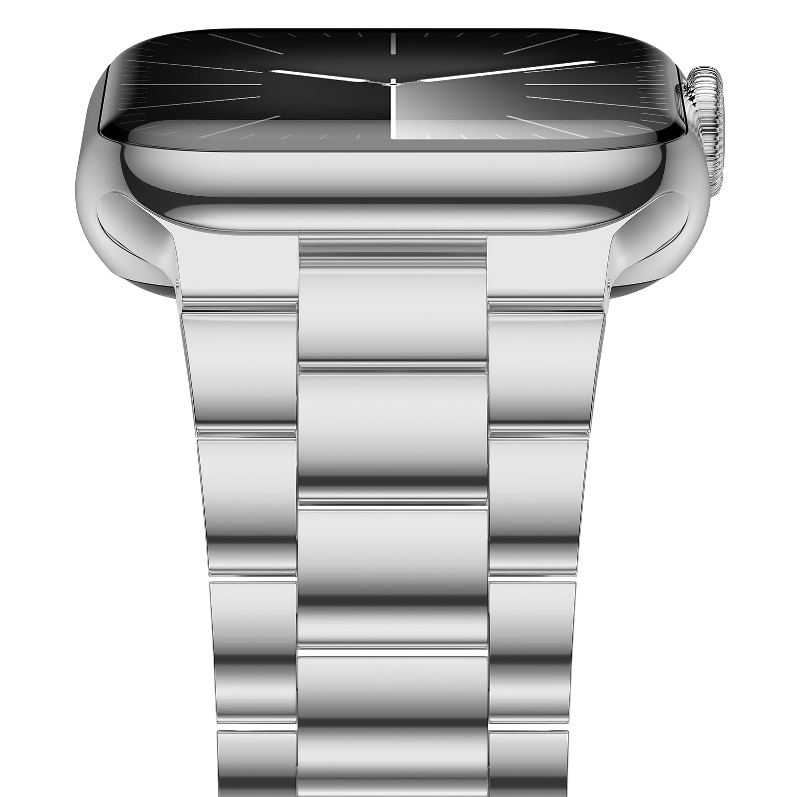 Bright Silver 42mm(Series 10)/41mm/40mm/38mm Best apple watch bands in use, Apple watch band , Applewatchbands.us