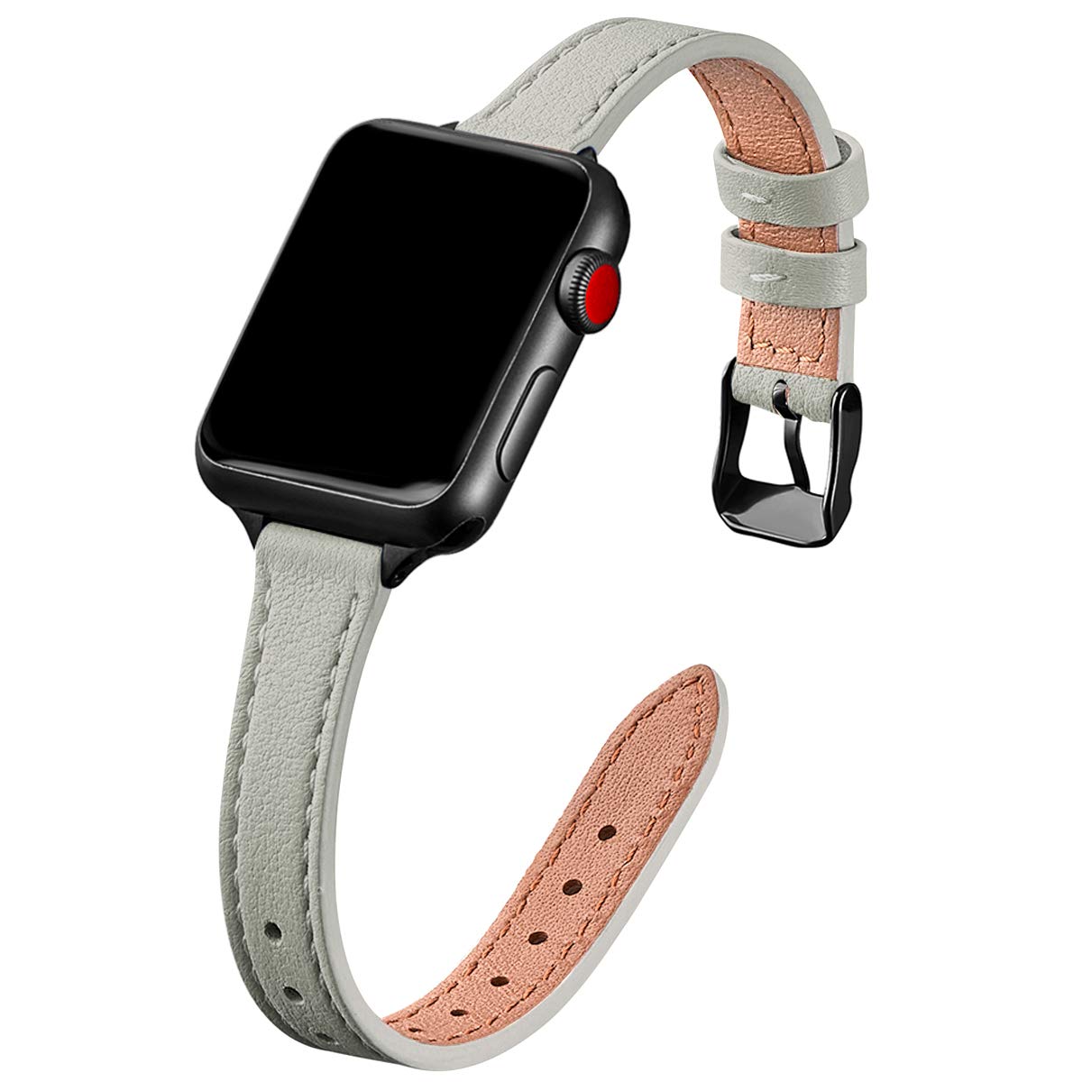 Gray with Black 38mm/40mm/41mm/42mm(Series 10) Best apple watch bands in use, Apple watch band , Applewatchbands.us