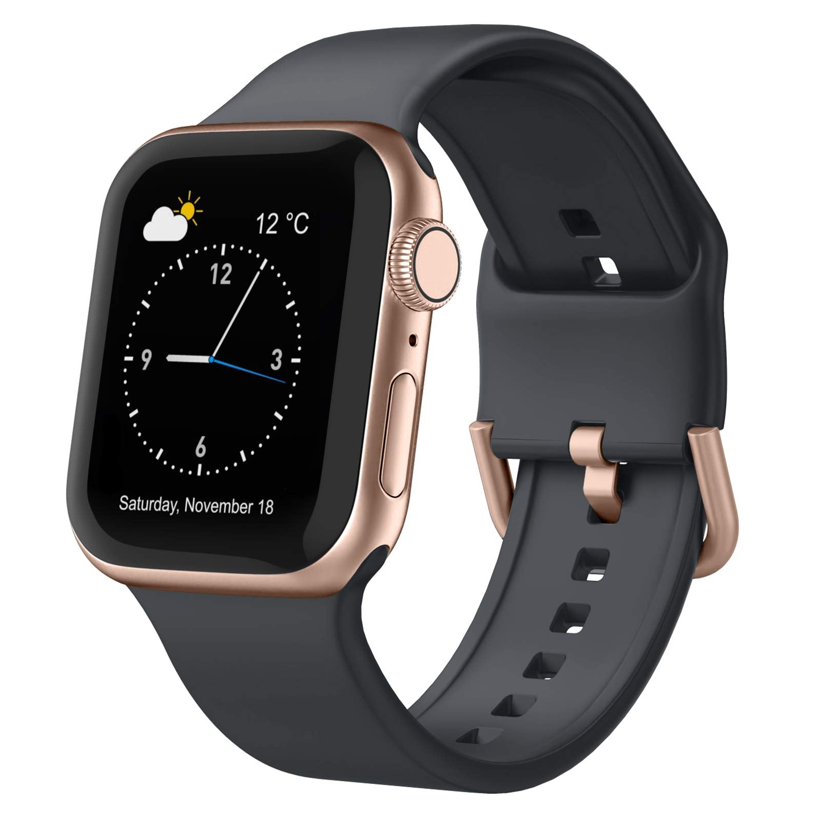 Deep Grey 42mm(Series 3)/44mm/45mm/46mm/49mm Best apple watch bands in use, Apple watch band , Applewatchbands.us