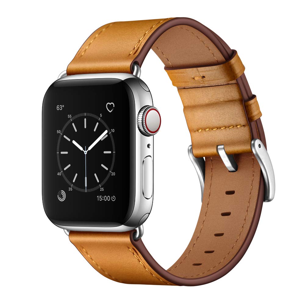 Light Brown/Silver 38mm/40mm/41mm/42mm-Series 10 Best apple watch bands in use, Apple watch band , Applewatchbands.us